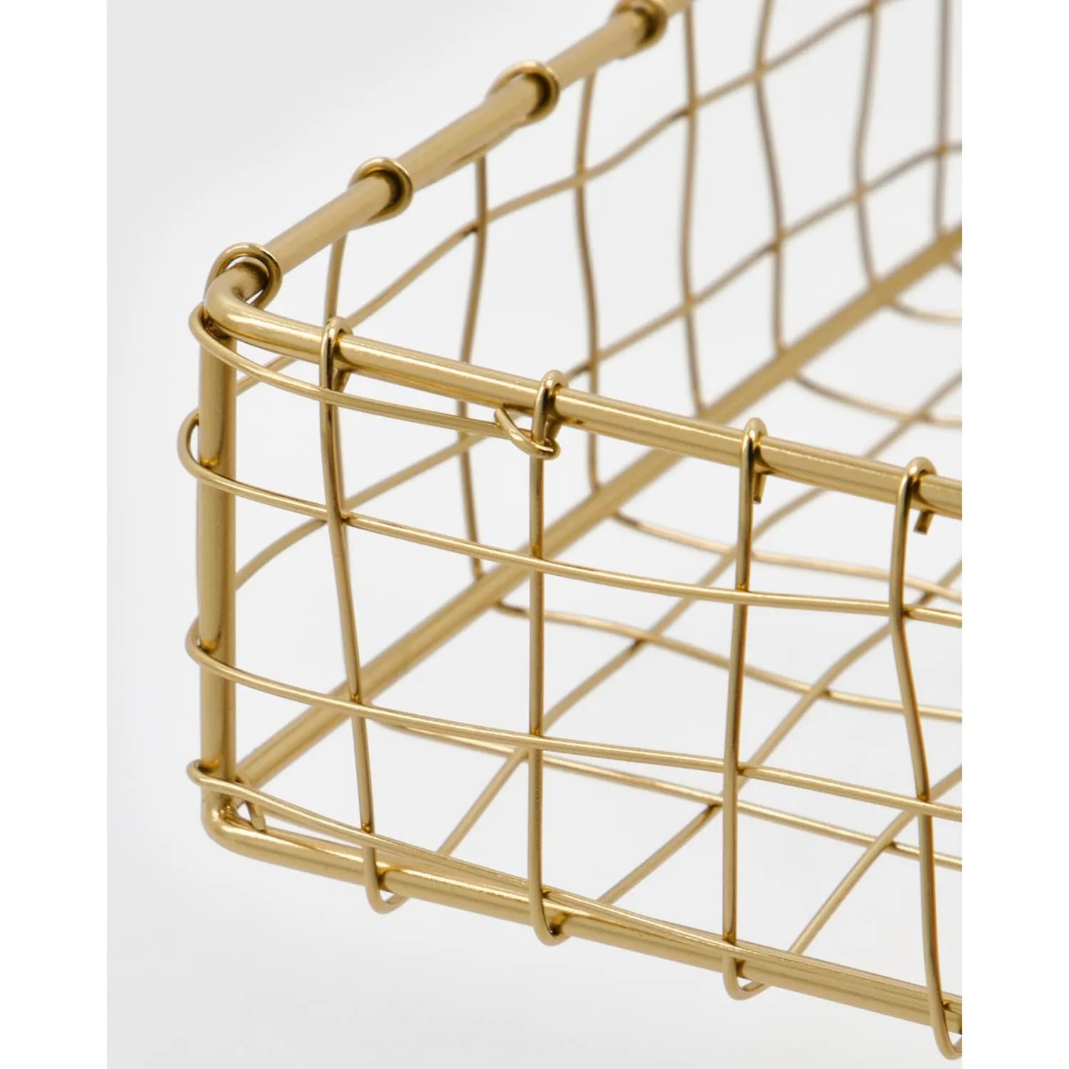 Napkin basket, HDBring, Gold in Gold präsentiert im Onlineshop von KAQTU Design AG. Schale ist von House Doctor