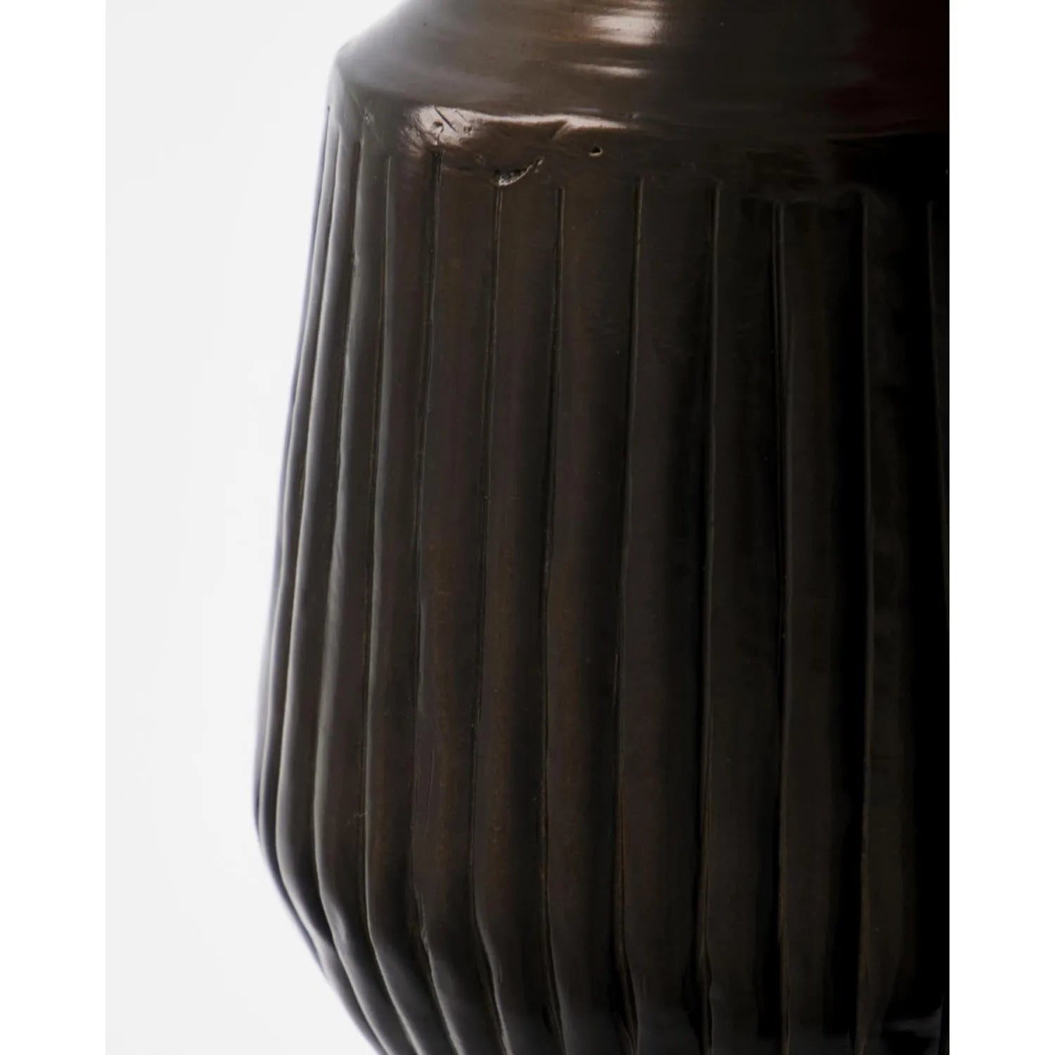 Vase, HDGroove, Antikes Braun in Antikes Braun präsentiert im Onlineshop von KAQTU Design AG. Vase ist von House Doctor