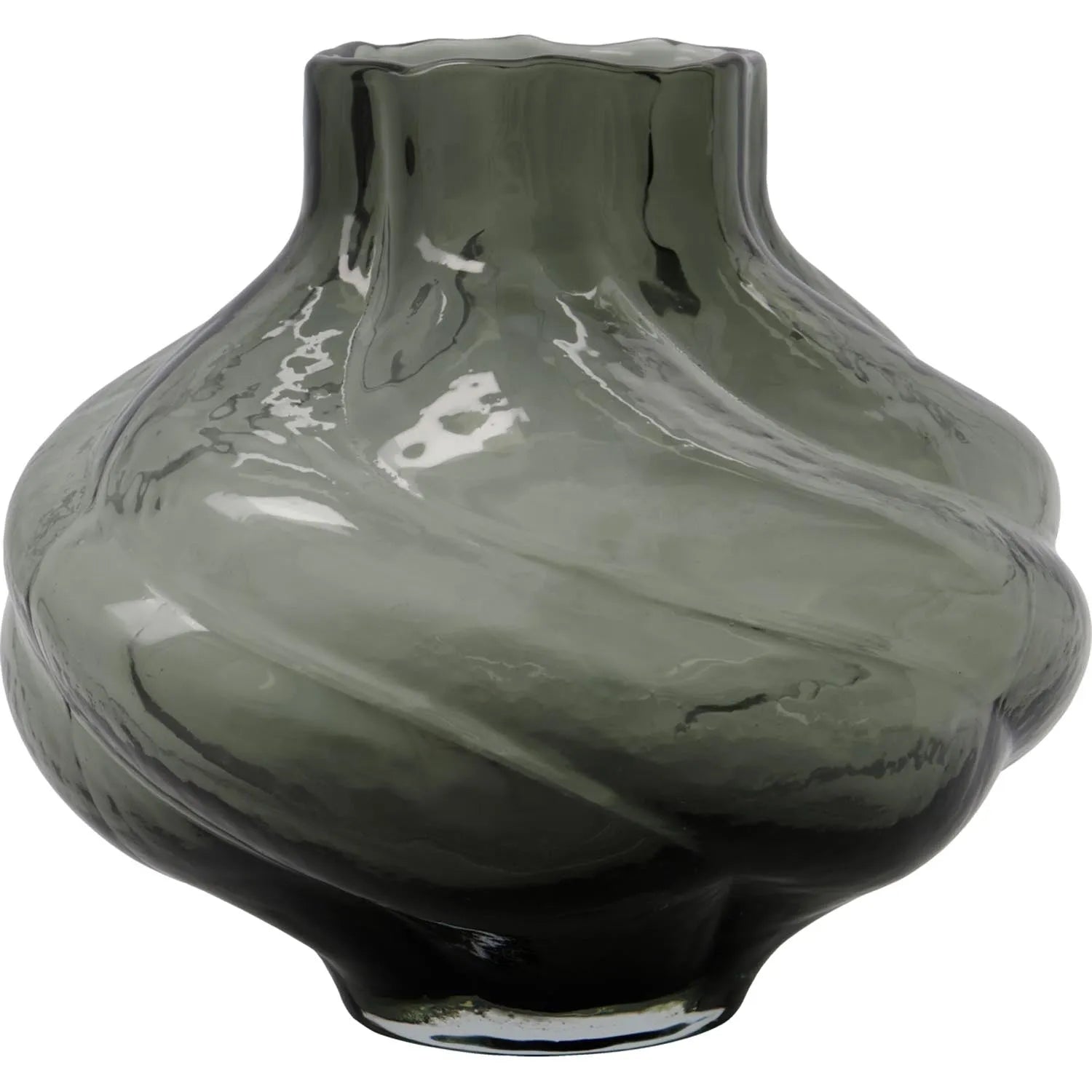 Vase, HDTurn, Rauchgrau in Rauchgrau präsentiert im Onlineshop von KAQTU Design AG. Vase ist von House Doctor