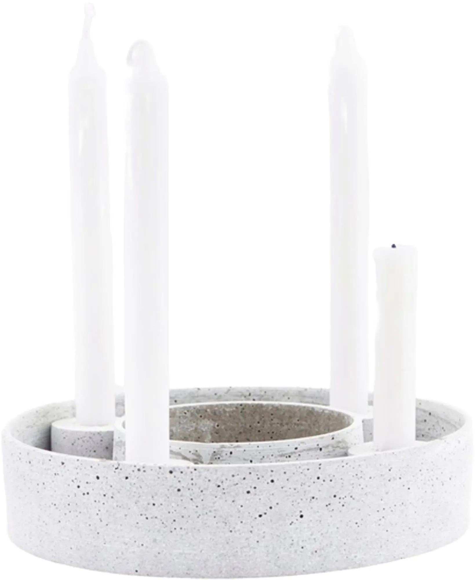 Kerzenständer, The Ring in Grau präsentiert im Onlineshop von KAQTU Design AG. Kerzenständer ist von House Doctor