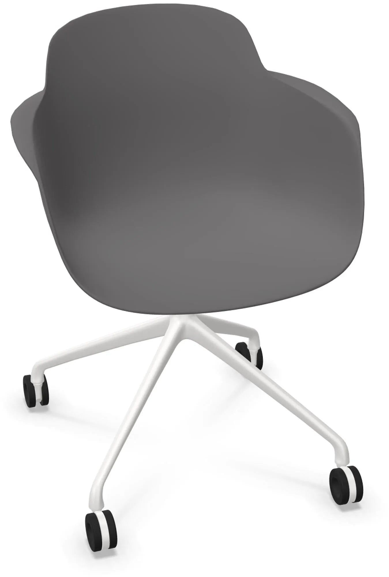 SICLA Swivel in Grün / Weiss präsentiert im Onlineshop von KAQTU Design AG. Bürostuhl mit Armlehne ist von Infiniti Design