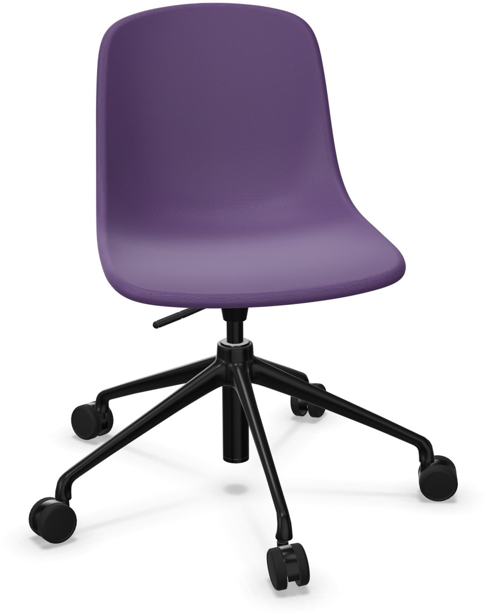 PURE LOOP MONO Updown gepolstert in Violett / Schwarz präsentiert im Onlineshop von KAQTU Design AG. Bürostuhl ist von Infiniti Design