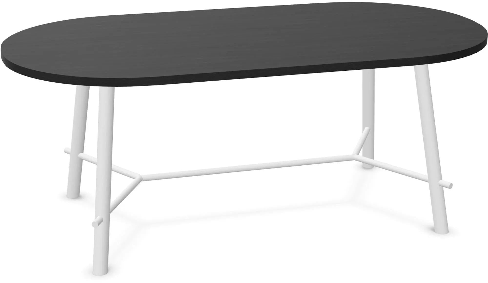 Record Living Tisch in Schwarz / Weiss präsentiert im Onlineshop von KAQTU Design AG. Esstisch ist von Infiniti Design