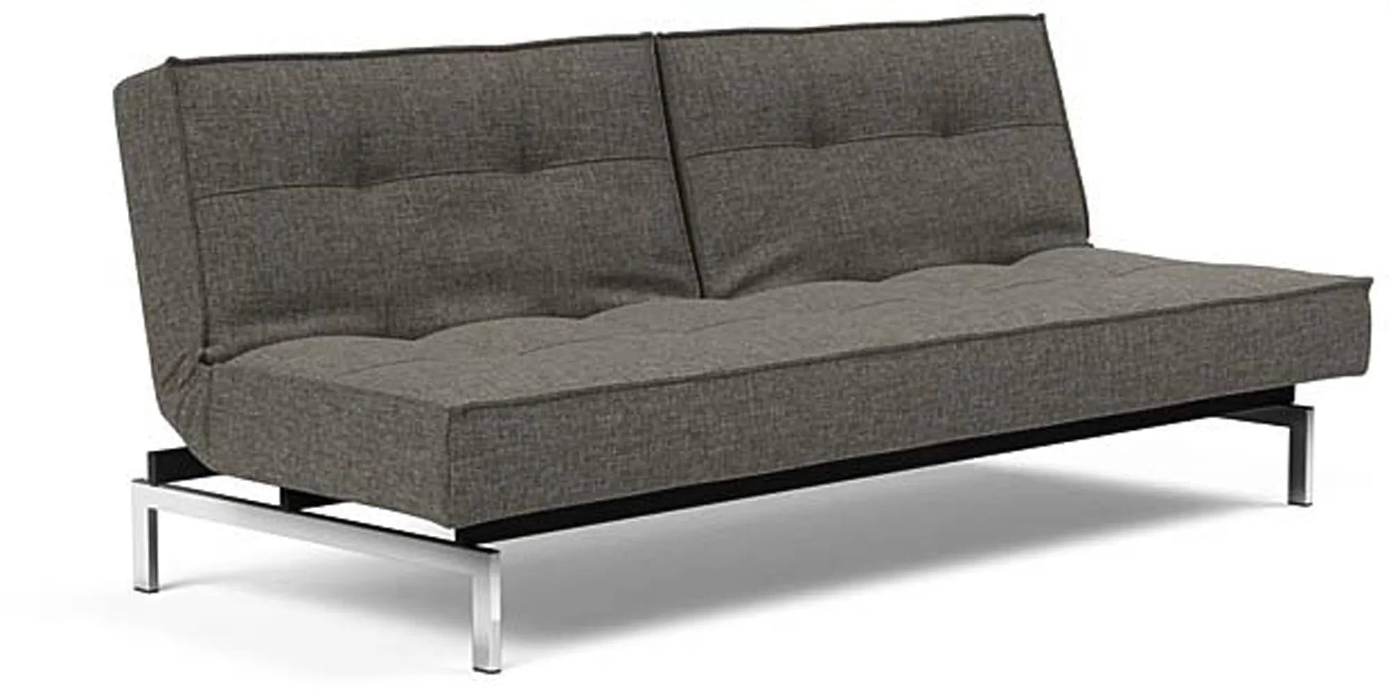 Splitback Sofabett 210 Chrom, Bettsofa, KAQTU Design