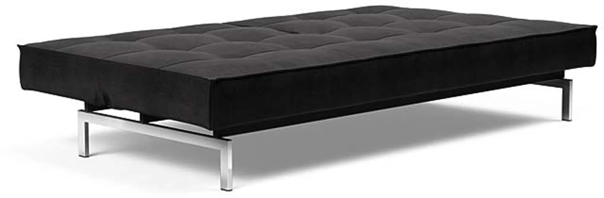 Stilvolles Splitback Sofabett 210 Chrom: Vielseitigkeit in Perfektion.