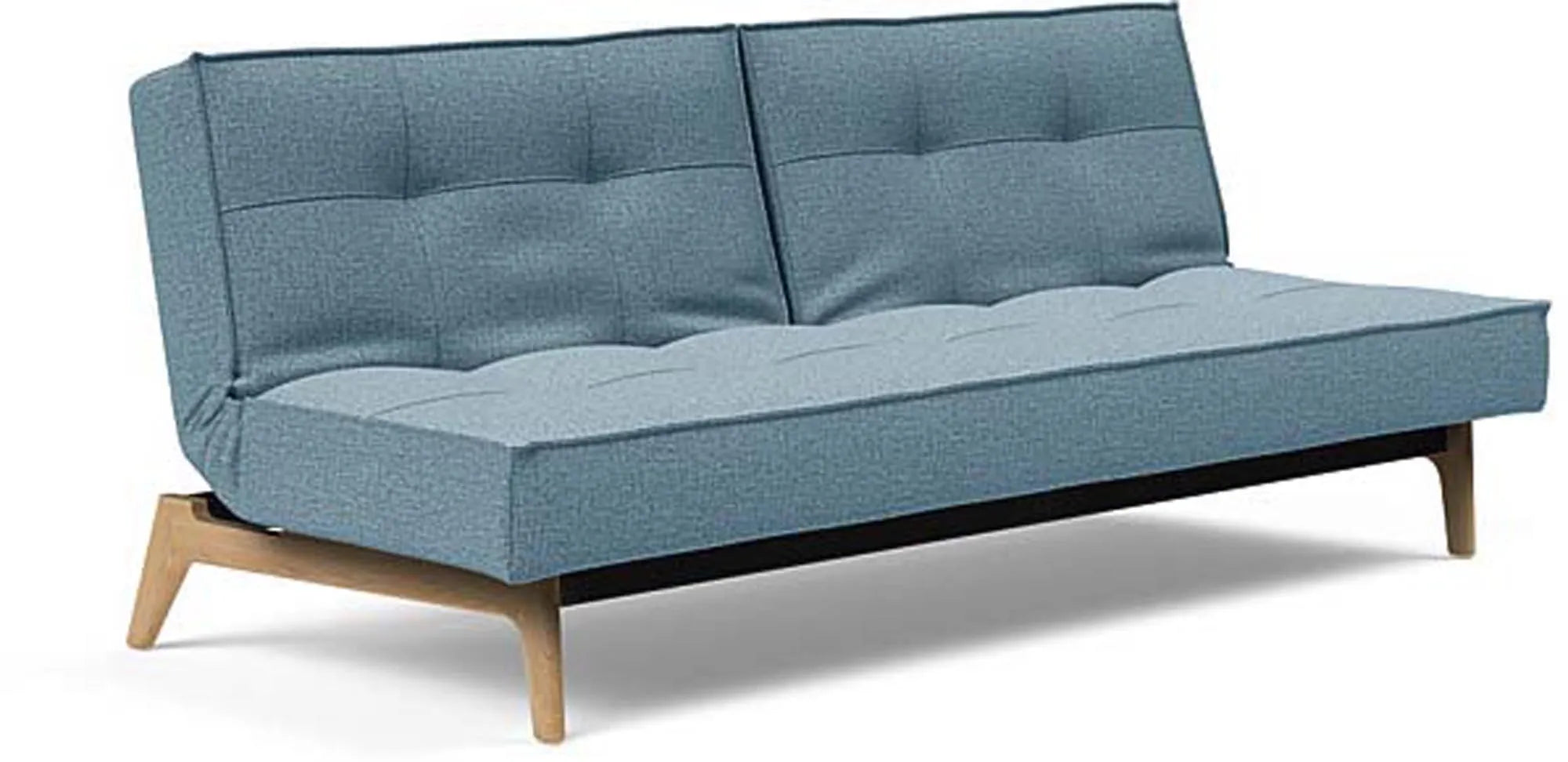 Elegantes Splitback Sofabett 210 Eik: Vielseitigkeit im modernen Stil.