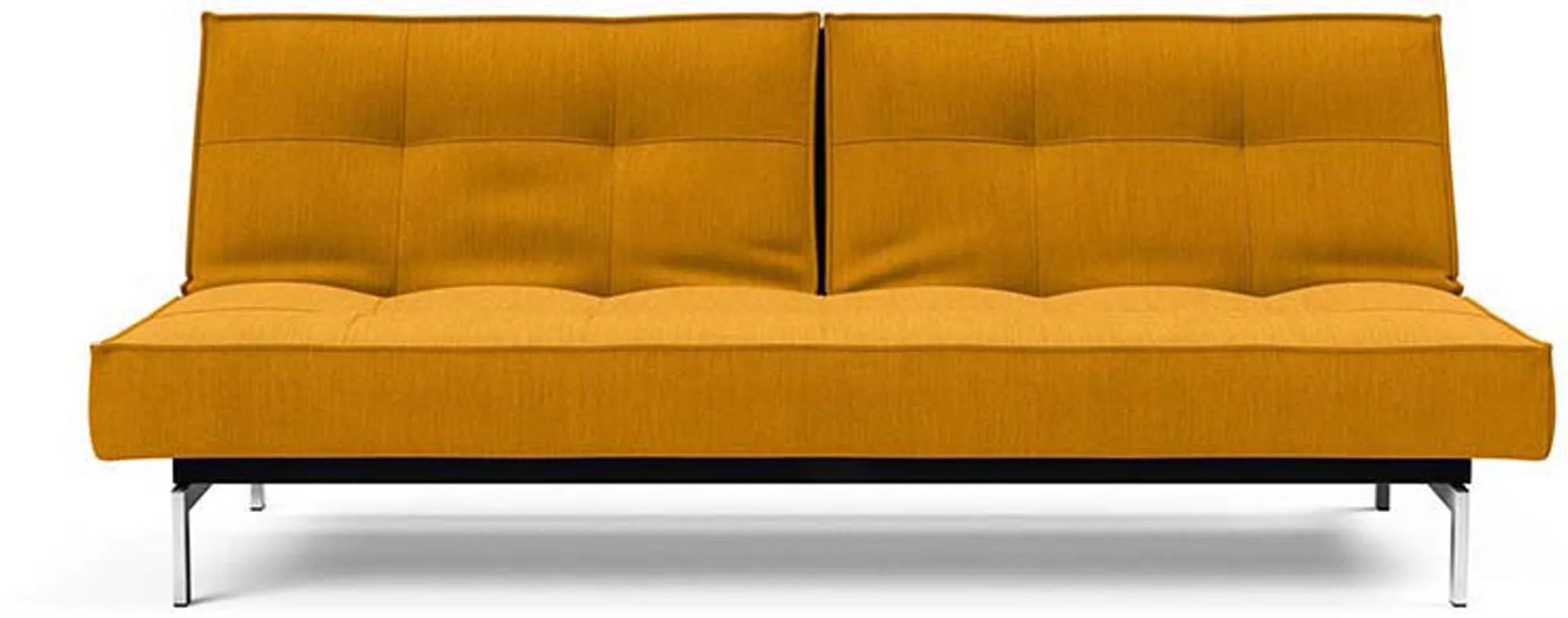 Splitback Sofabett 210 Chrom: Funktionalität trifft auf skandinavisches Design.