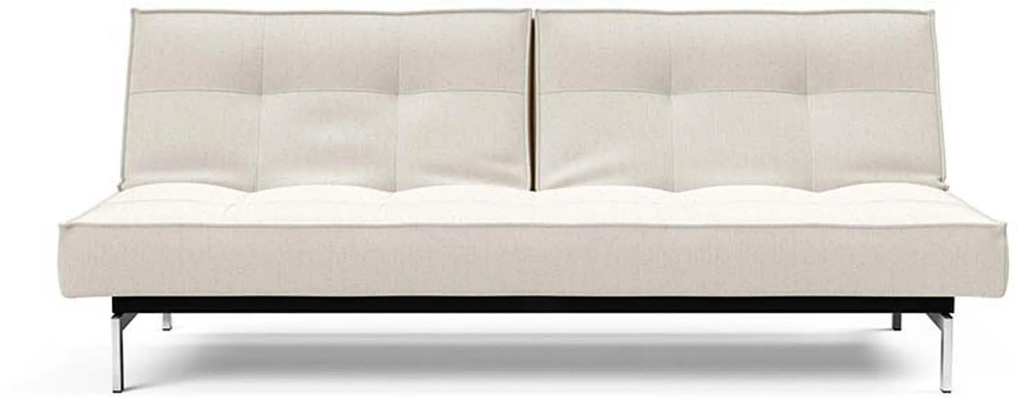 Splitback Sofabett 210 Chrom, Bettsofa, KAQTU Design