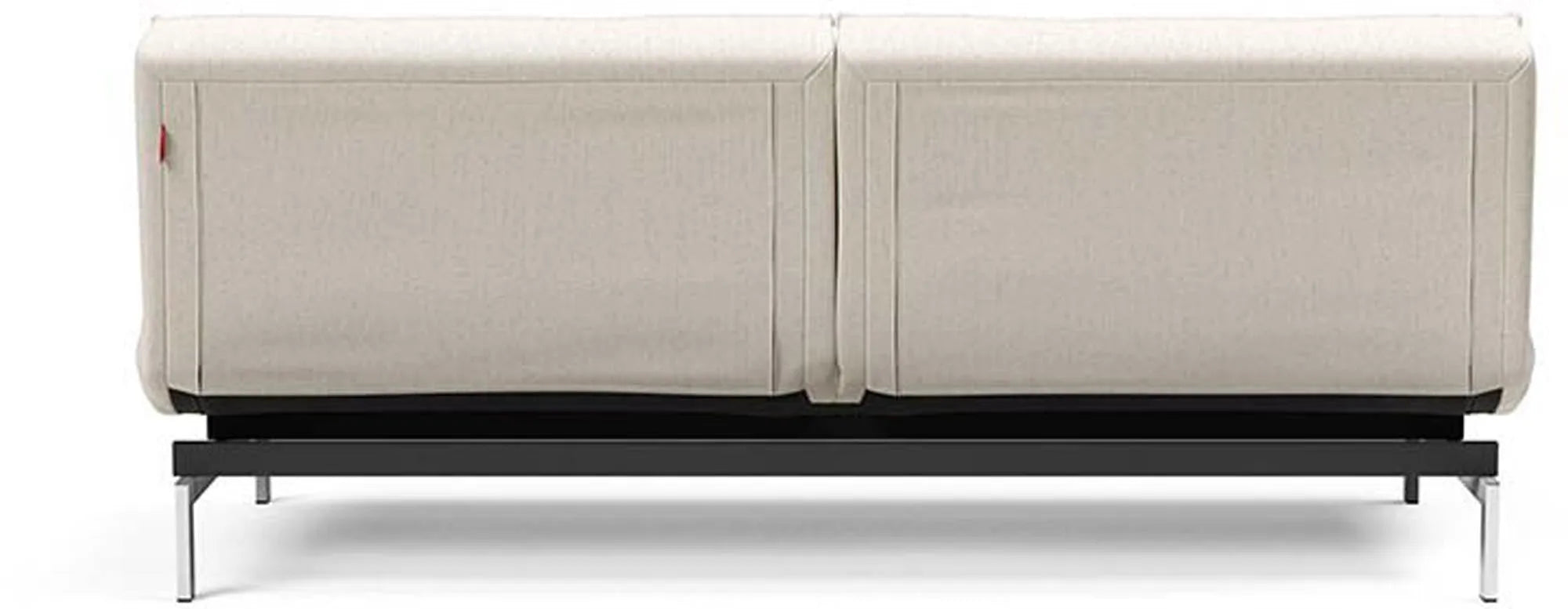 Modernes Splitback Sofabett 210 Chrom: Komfort und Stil vereint.