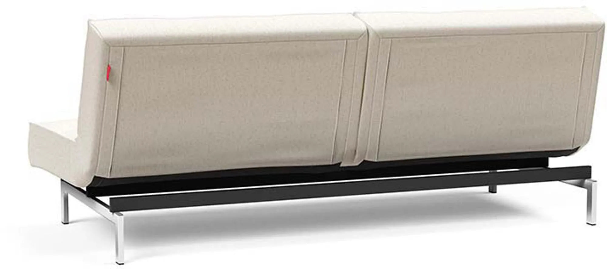 Stilvolles Splitback Sofabett 210 Chrom: Vielseitigkeit in Perfektion.