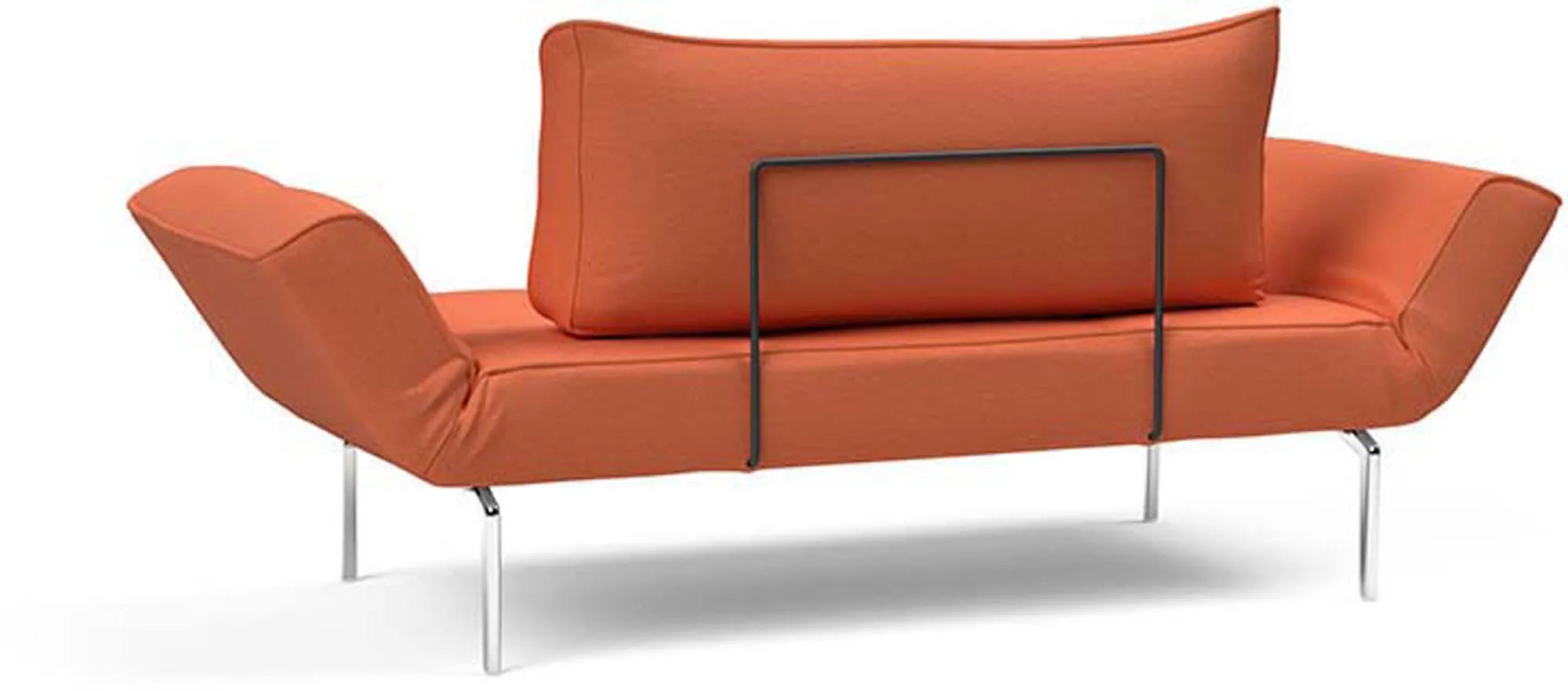 Zeal Klappsofa 200 Straw in Rot 581 präsentiert im Onlineshop von KAQTU Design AG. Bettsofa ist von Innovation Living