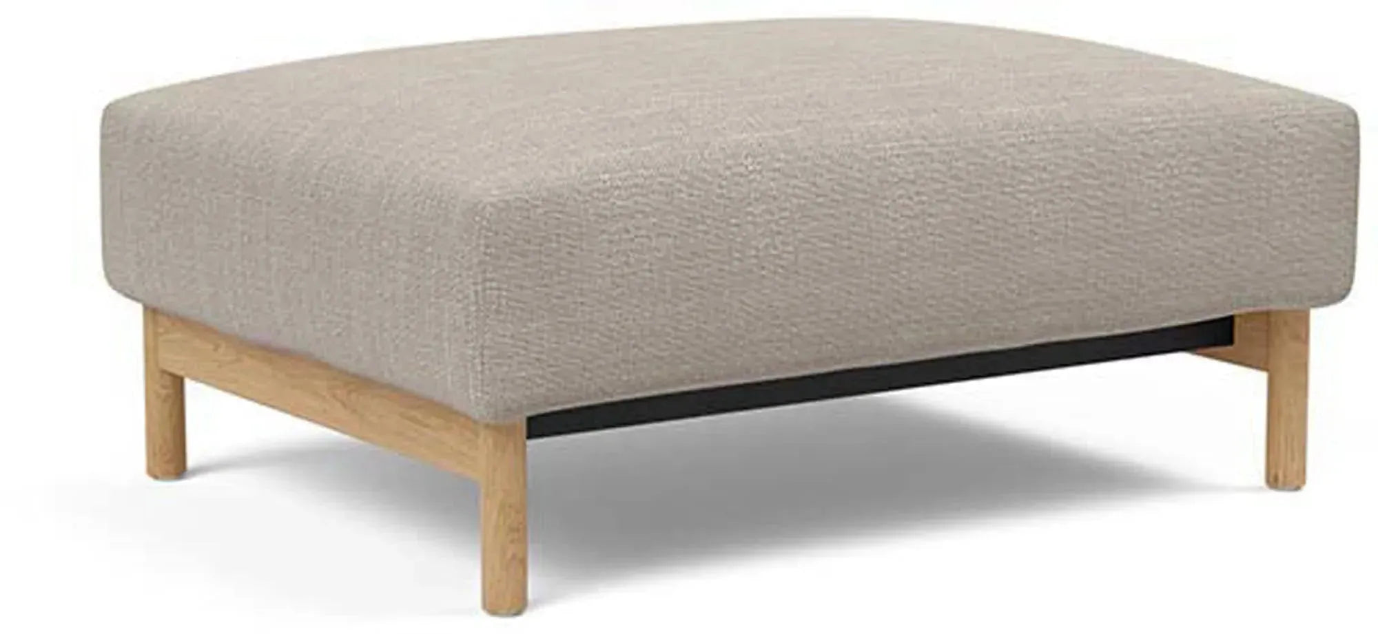 Malloy Ottoman in Aschgrau 533 präsentiert im Onlineshop von KAQTU Design AG. Ottoman ist von Innovation Living