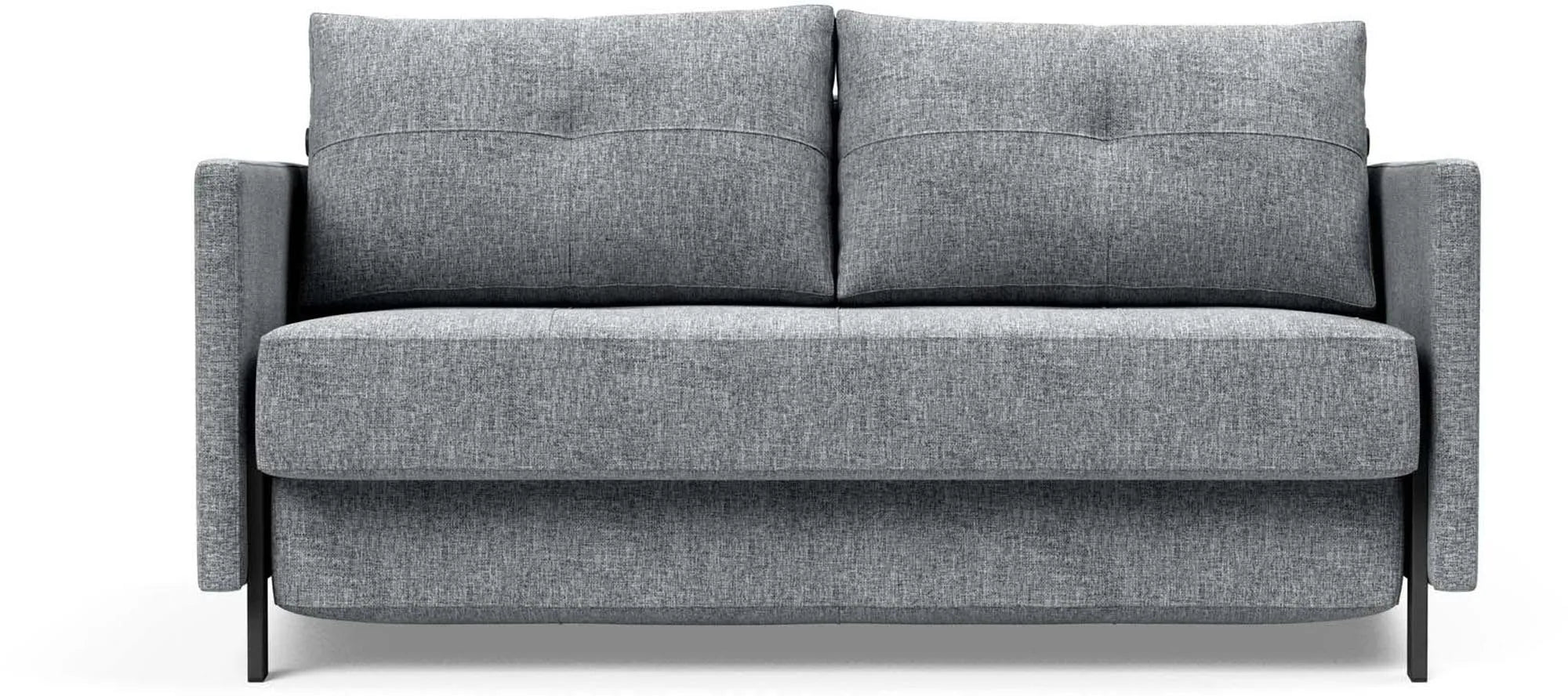 Cubed Klappsofa 140 mit Armlehnen, Bettsofa, KAQTU Design