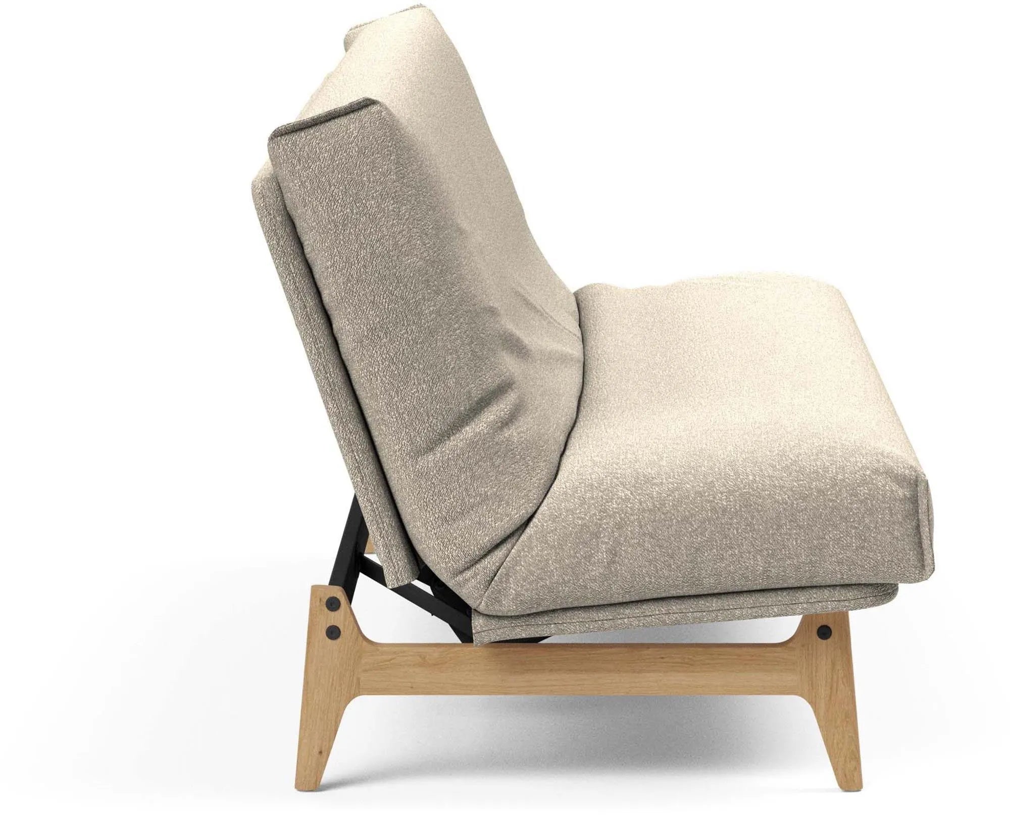 Aslak 120 Bettsofa Nordic Cover in Sand 300 präsentiert im Onlineshop von KAQTU Design AG. Bettsofa ist von Innovation Living