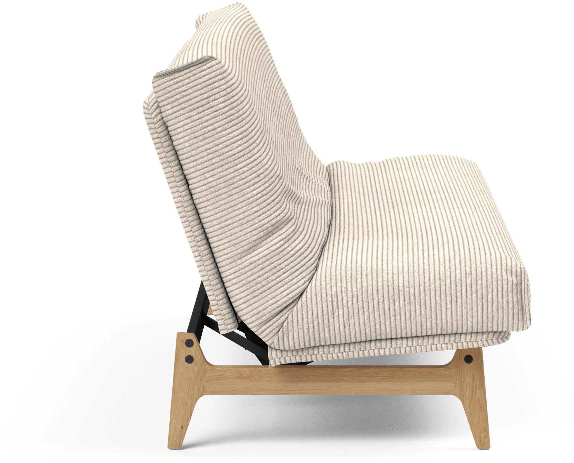 Aslak 120 Bettsofa Nordic Cover in Sand 300 präsentiert im Onlineshop von KAQTU Design AG. Bettsofa ist von Innovation Living