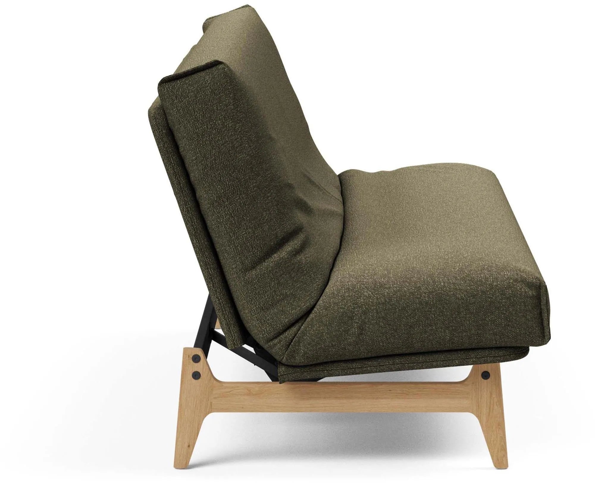 Aslak 120 Bettsofa Nordic Cover in Sand 300 präsentiert im Onlineshop von KAQTU Design AG. Bettsofa ist von Innovation Living