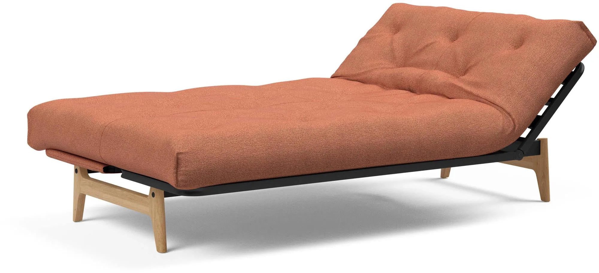 Aslak 120 Bettsofa Nordic in Sand 300 präsentiert im Onlineshop von KAQTU Design AG. Bettsofa ist von Innovation Living