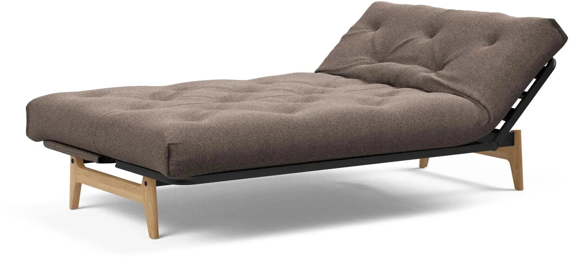 Aslak 120 Bettsofa Nordic in Sand 300 präsentiert im Onlineshop von KAQTU Design AG. Bettsofa ist von Innovation Living