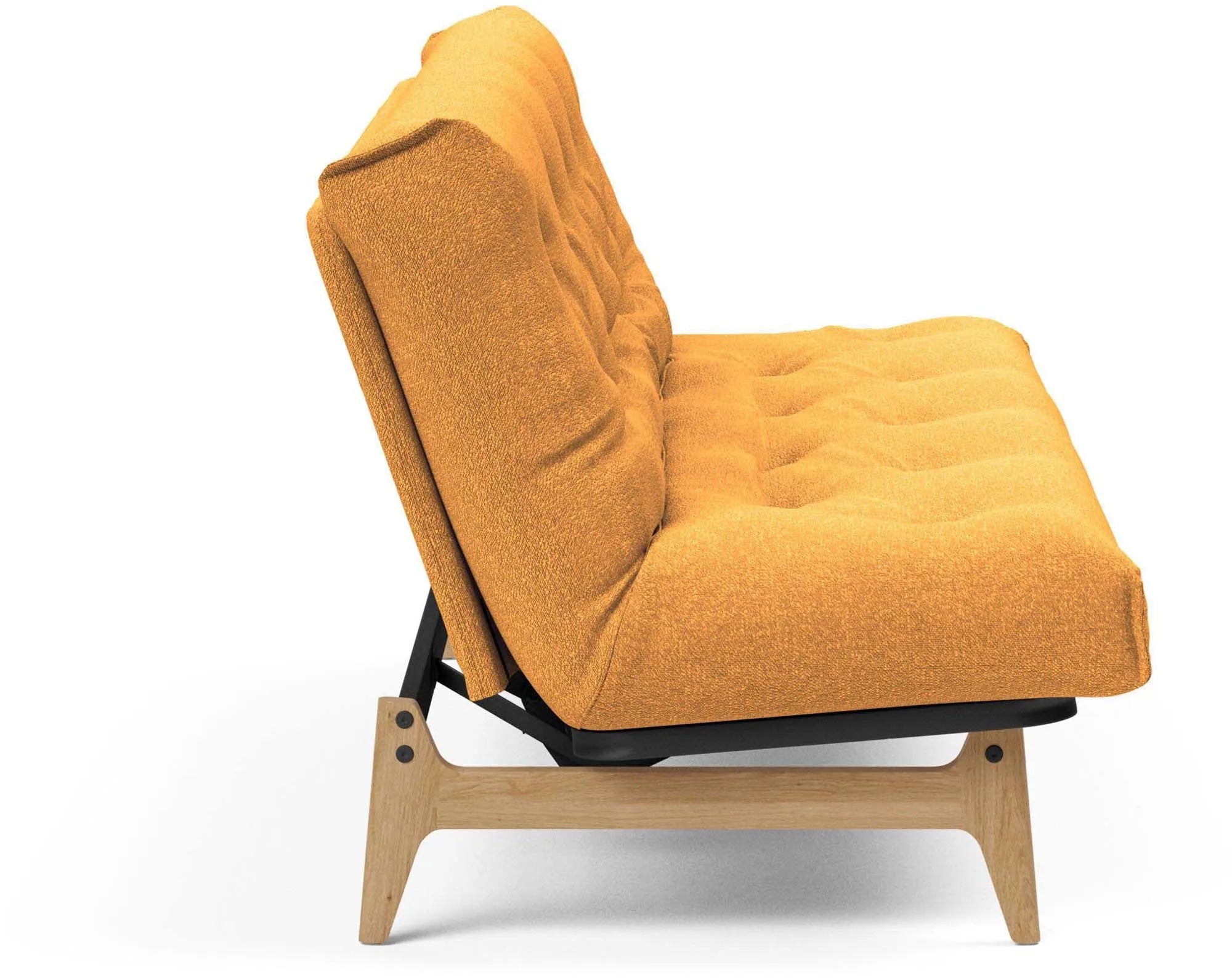 Aslak 120 Bettsofa Nordic in Sand 300 präsentiert im Onlineshop von KAQTU Design AG. Bettsofa ist von Innovation Living