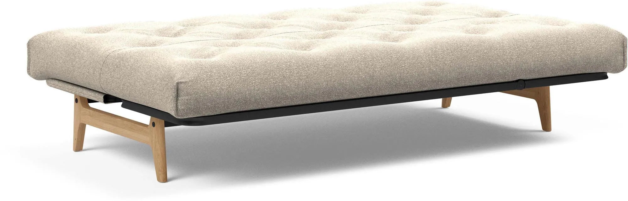 Aslak 120 Bettsofa Nordic in Sand 300 präsentiert im Onlineshop von KAQTU Design AG. Bettsofa ist von Innovation Living