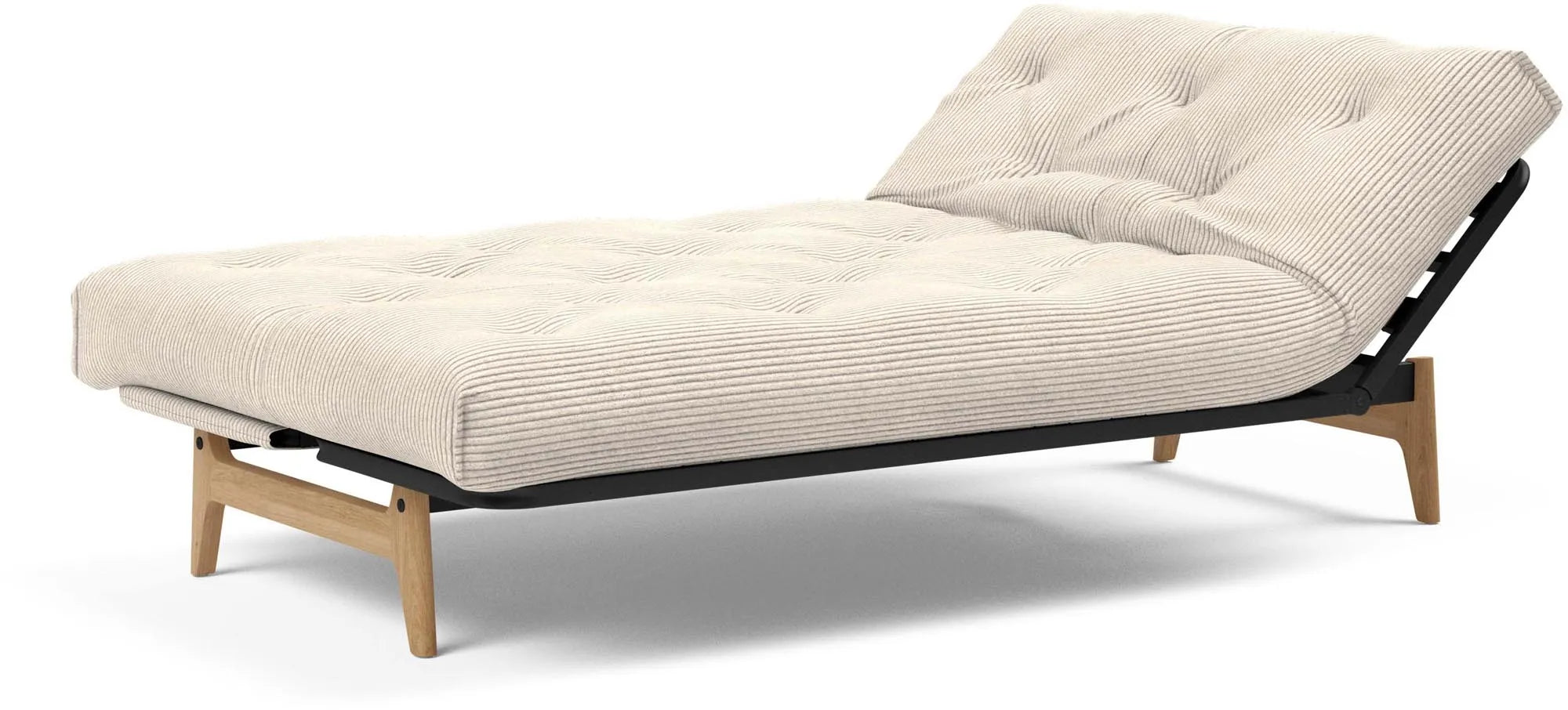 Aslak 120 Bettsofa Nordic in Sand 300 präsentiert im Onlineshop von KAQTU Design AG. Bettsofa ist von Innovation Living