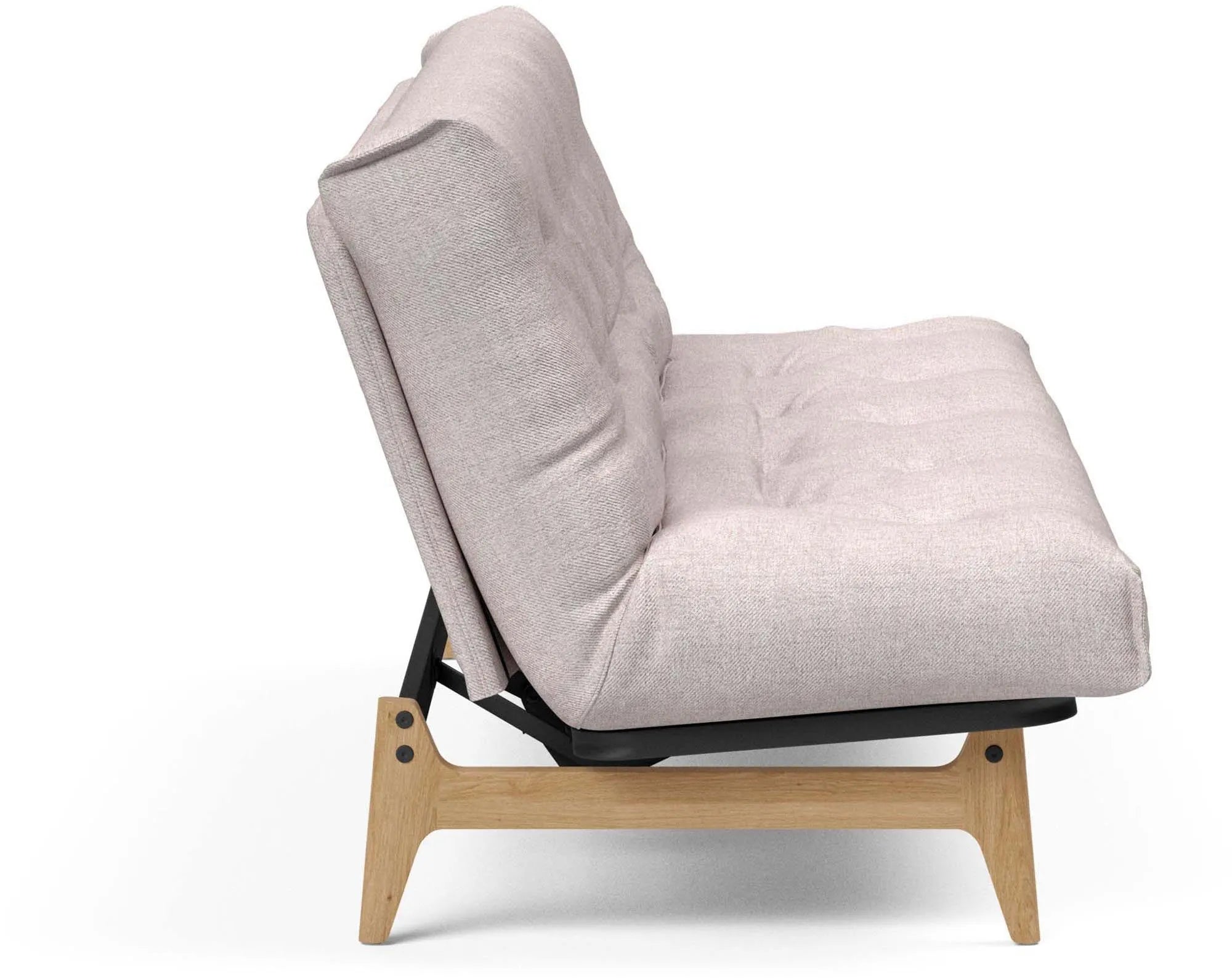 Aslak 120 Bettsofa Nordic in Sand 300 präsentiert im Onlineshop von KAQTU Design AG. Bettsofa ist von Innovation Living