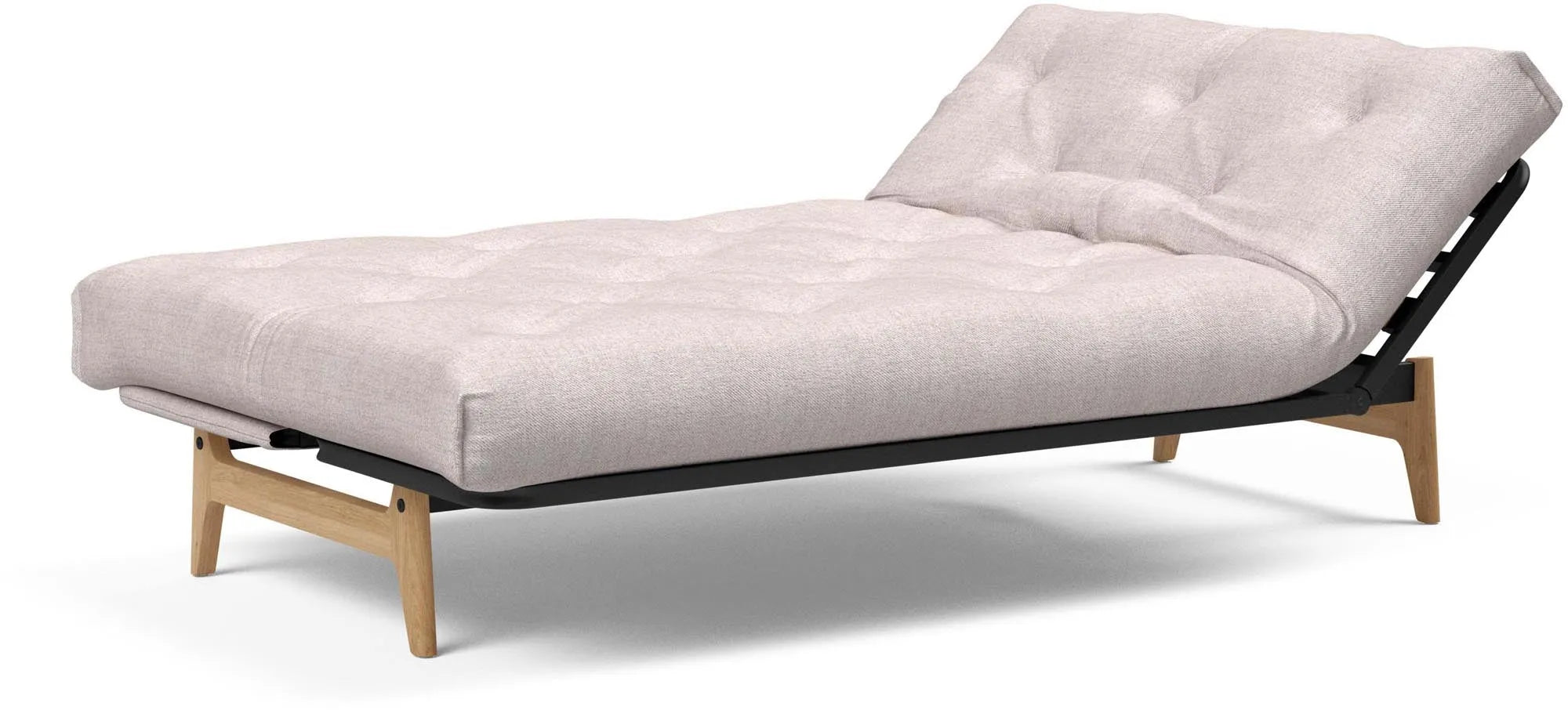 Aslak 120 Bettsofa Nordic in Sand 300 präsentiert im Onlineshop von KAQTU Design AG. Bettsofa ist von Innovation Living