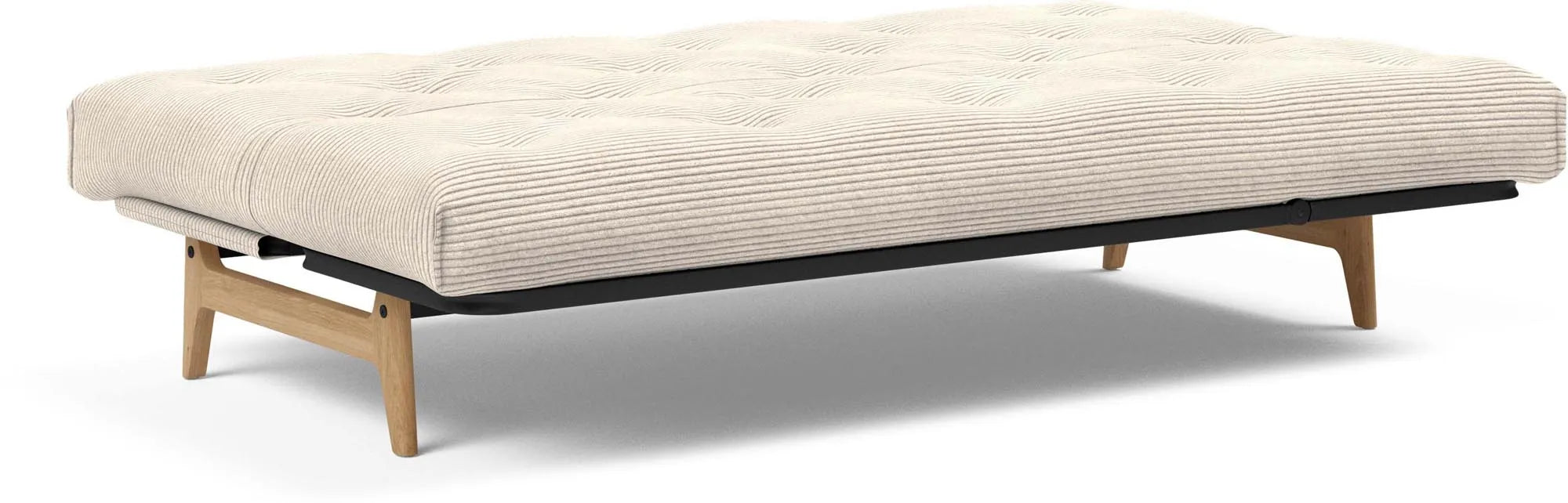 Aslak 120 Bettsofa Nordic in Sand 300 präsentiert im Onlineshop von KAQTU Design AG. Bettsofa ist von Innovation Living