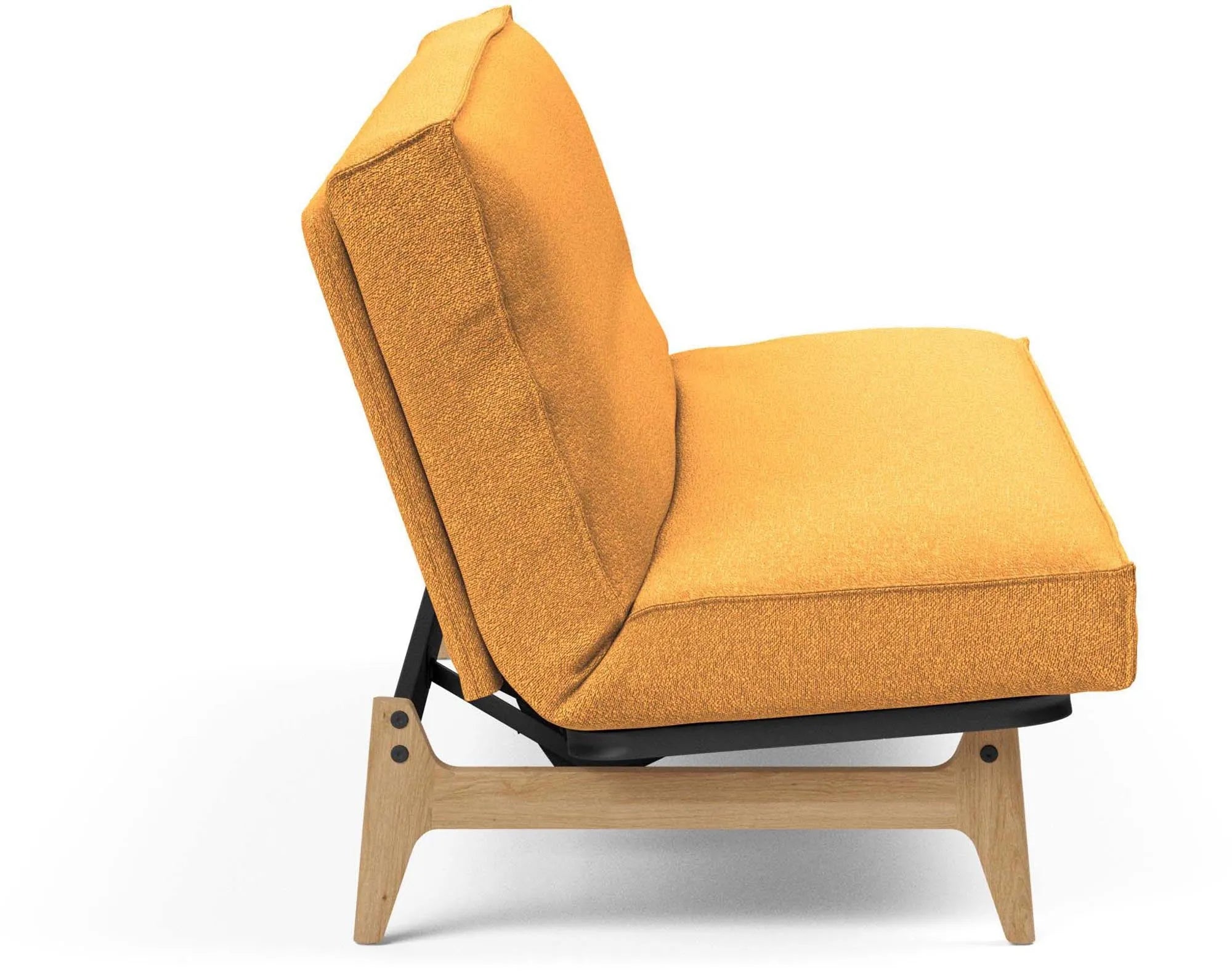 Aslak 120 Bettsofa Sharp Plus Cover in Sand 300 präsentiert im Onlineshop von KAQTU Design AG. Bettsofa ist von Innovation Living