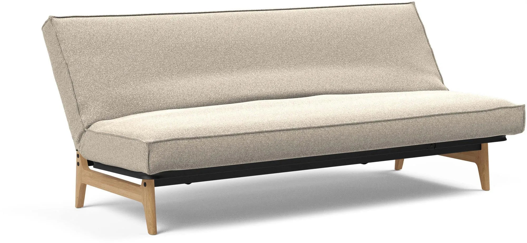 Aslak 120 Bettsofa Sharp Plus Cover in Sand 300 präsentiert im Onlineshop von KAQTU Design AG. Bettsofa ist von Innovation Living