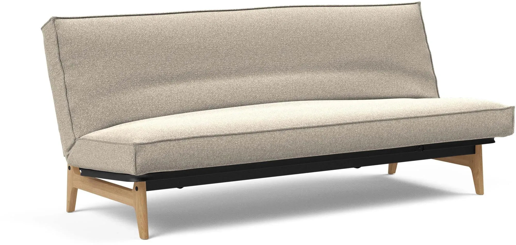 Aslak 120 Bettsofa Sharp Plus Cover in Sand 300 präsentiert im Onlineshop von KAQTU Design AG. Bettsofa ist von Innovation Living