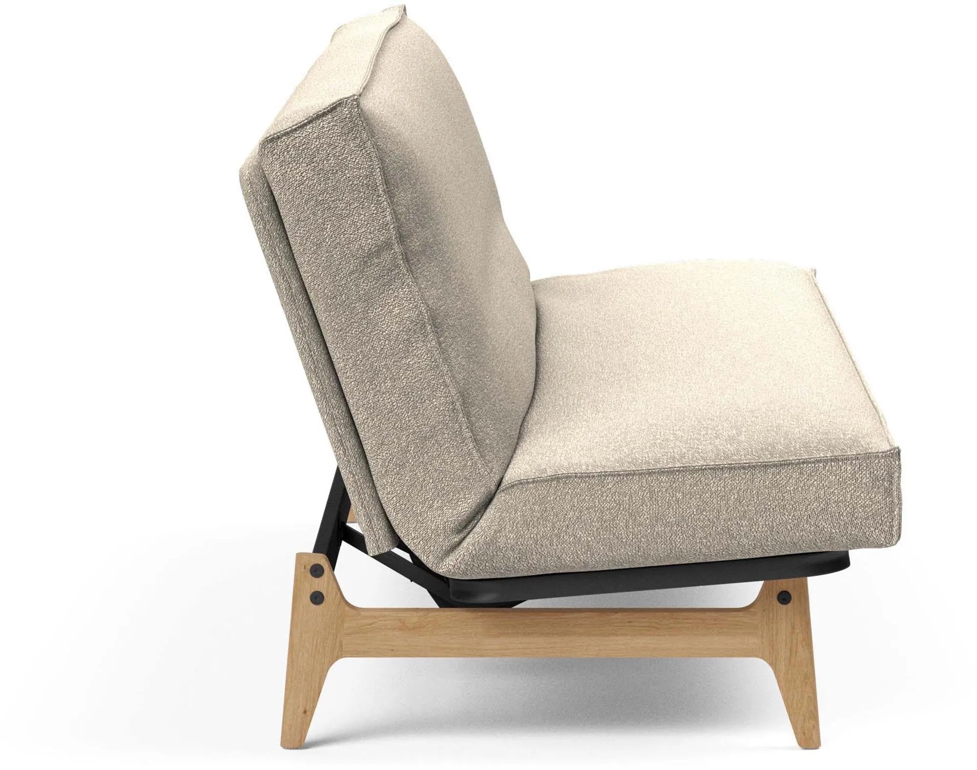 Aslak 120 Bettsofa Sharp Plus Cover in Sand 300 präsentiert im Onlineshop von KAQTU Design AG. Bettsofa ist von Innovation Living