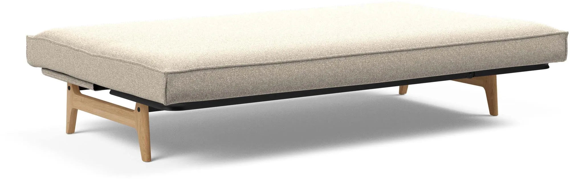 Aslak 120 Bettsofa Sharp Plus Cover in Sand 300 präsentiert im Onlineshop von KAQTU Design AG. Bettsofa ist von Innovation Living