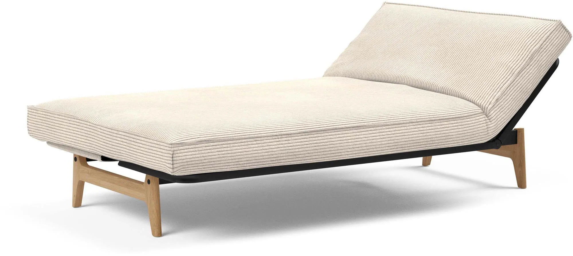 Aslak 120 Bettsofa Sharp Plus Cover in Sand 300 präsentiert im Onlineshop von KAQTU Design AG. Bettsofa ist von Innovation Living