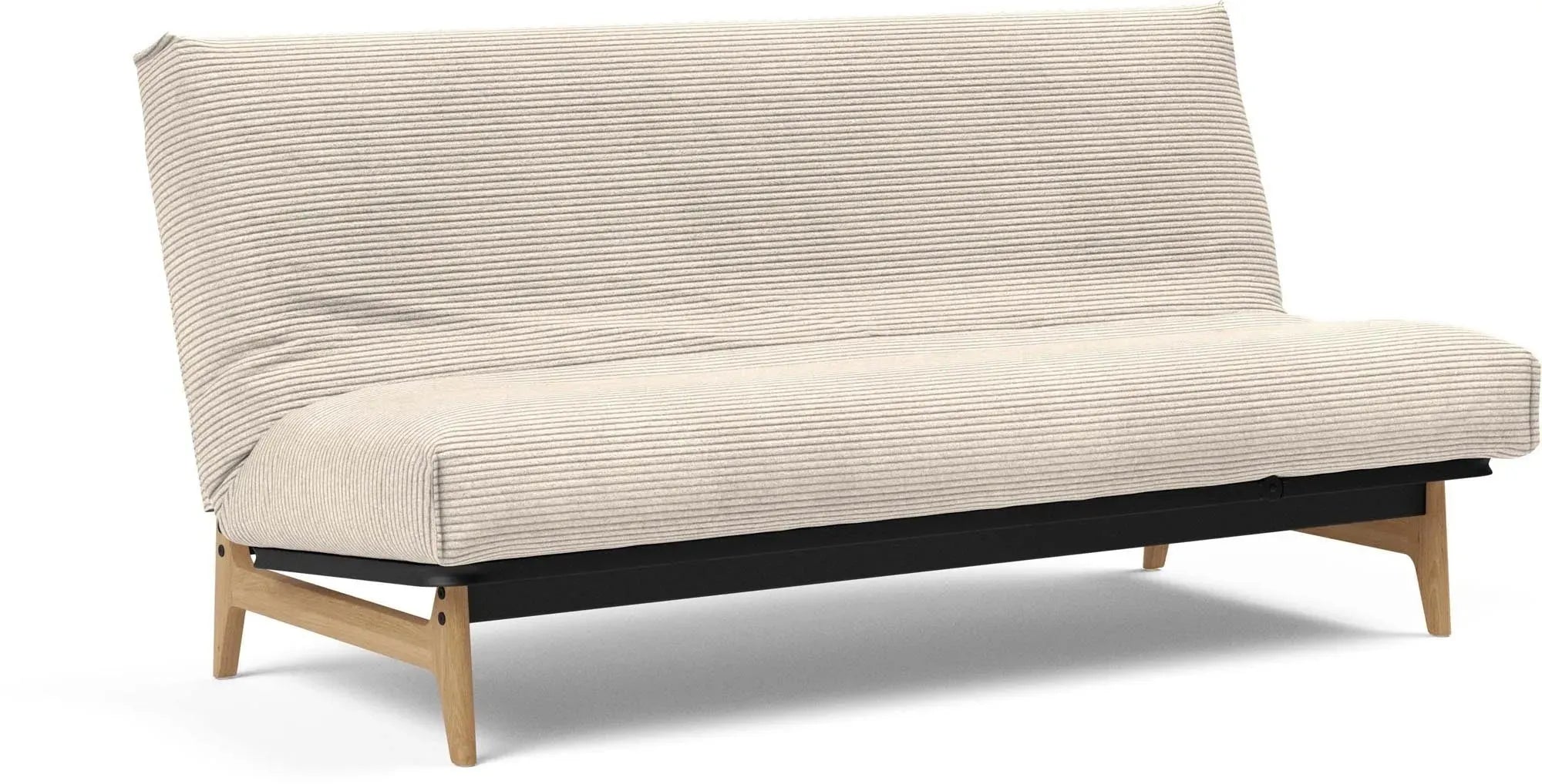 Aslak 140 Bettsofa Nordic Cover in Sand 300 präsentiert im Onlineshop von KAQTU Design AG. Bettsofa ist von Innovation Living