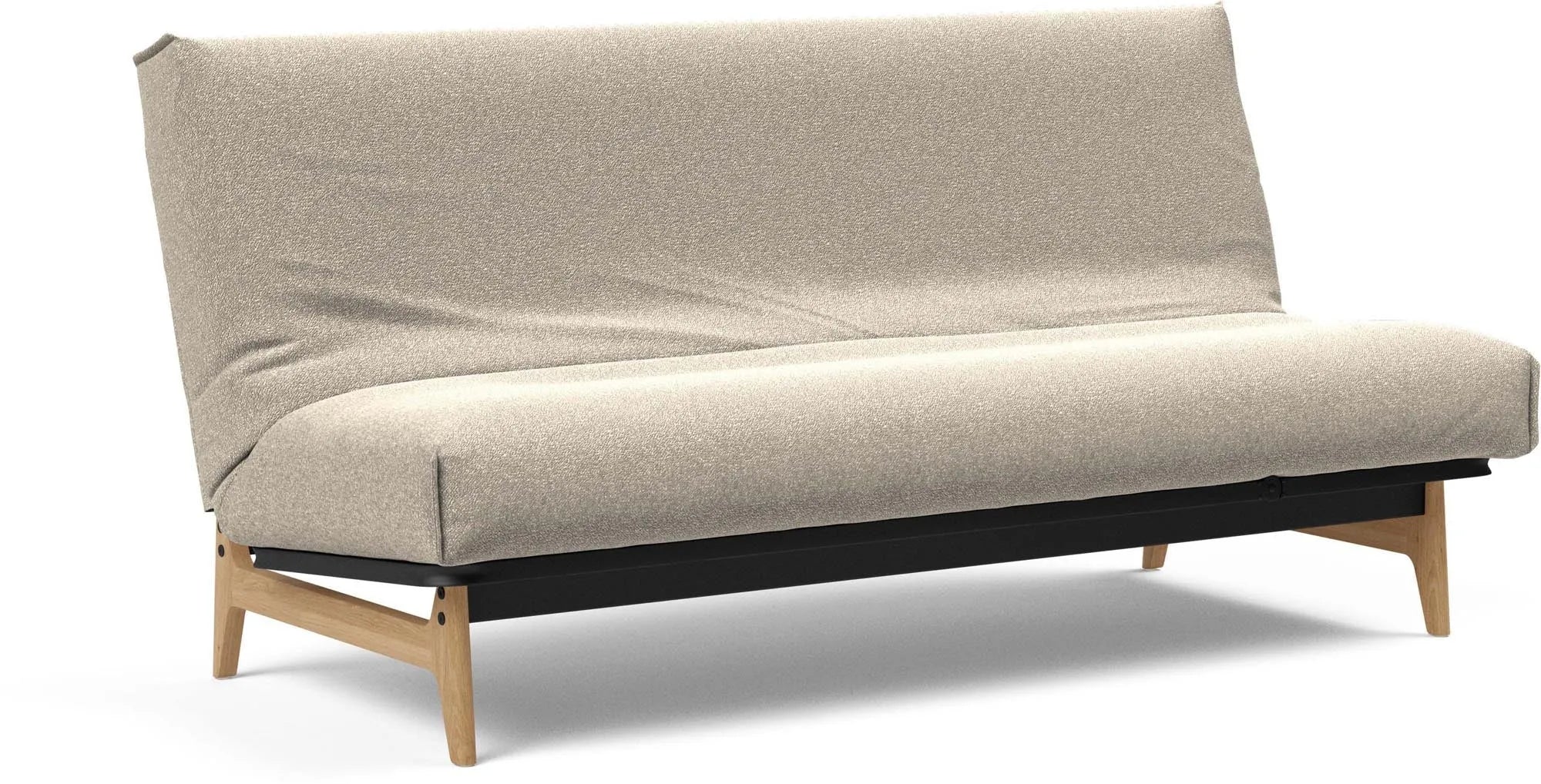 Aslak 140 Bettsofa Nordic Cover in Sand 300 präsentiert im Onlineshop von KAQTU Design AG. Bettsofa ist von Innovation Living