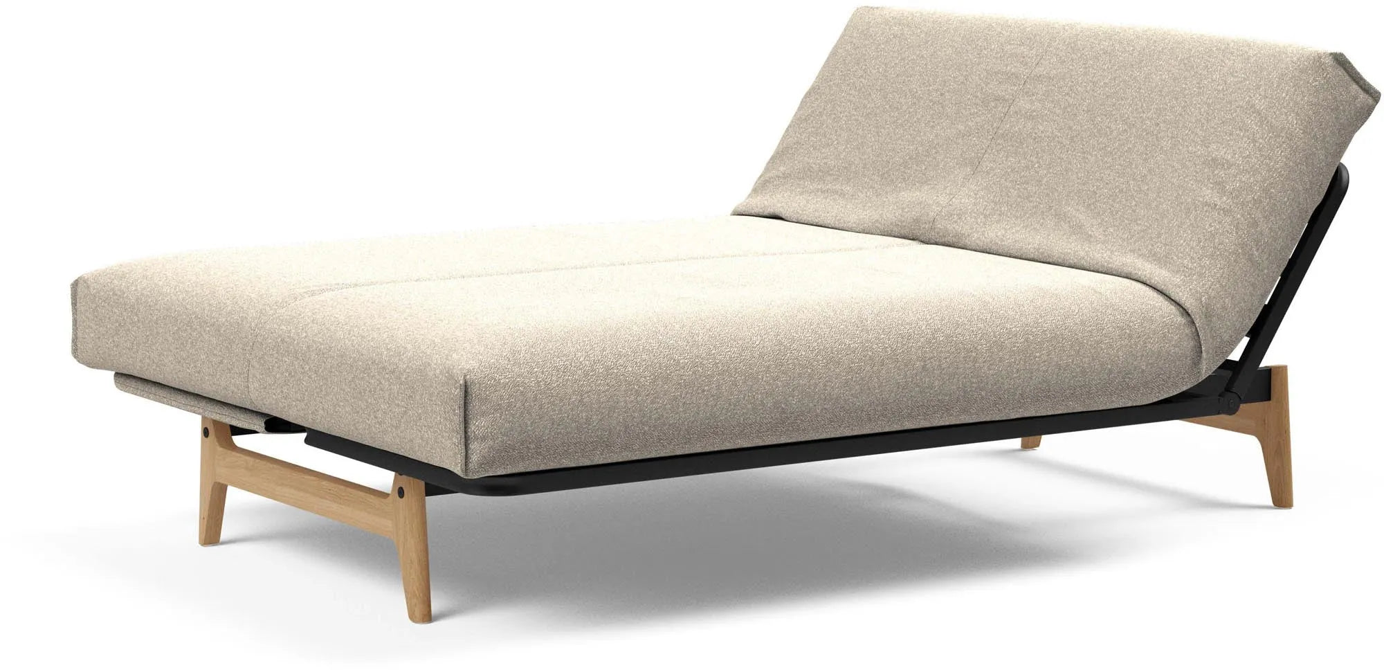 Aslak 140 Bettsofa Nordic Cover in Sand 300 präsentiert im Onlineshop von KAQTU Design AG. Bettsofa ist von Innovation Living