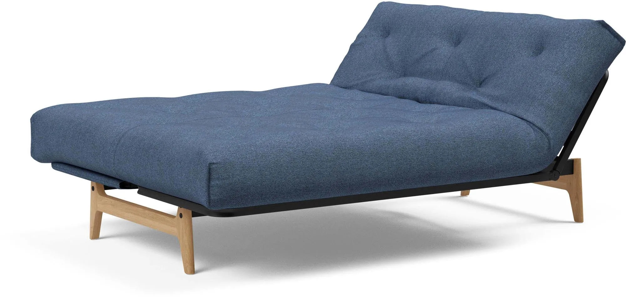 Aslak 140: Vielseitiges Bettsofa mit modernem nordischem Design.