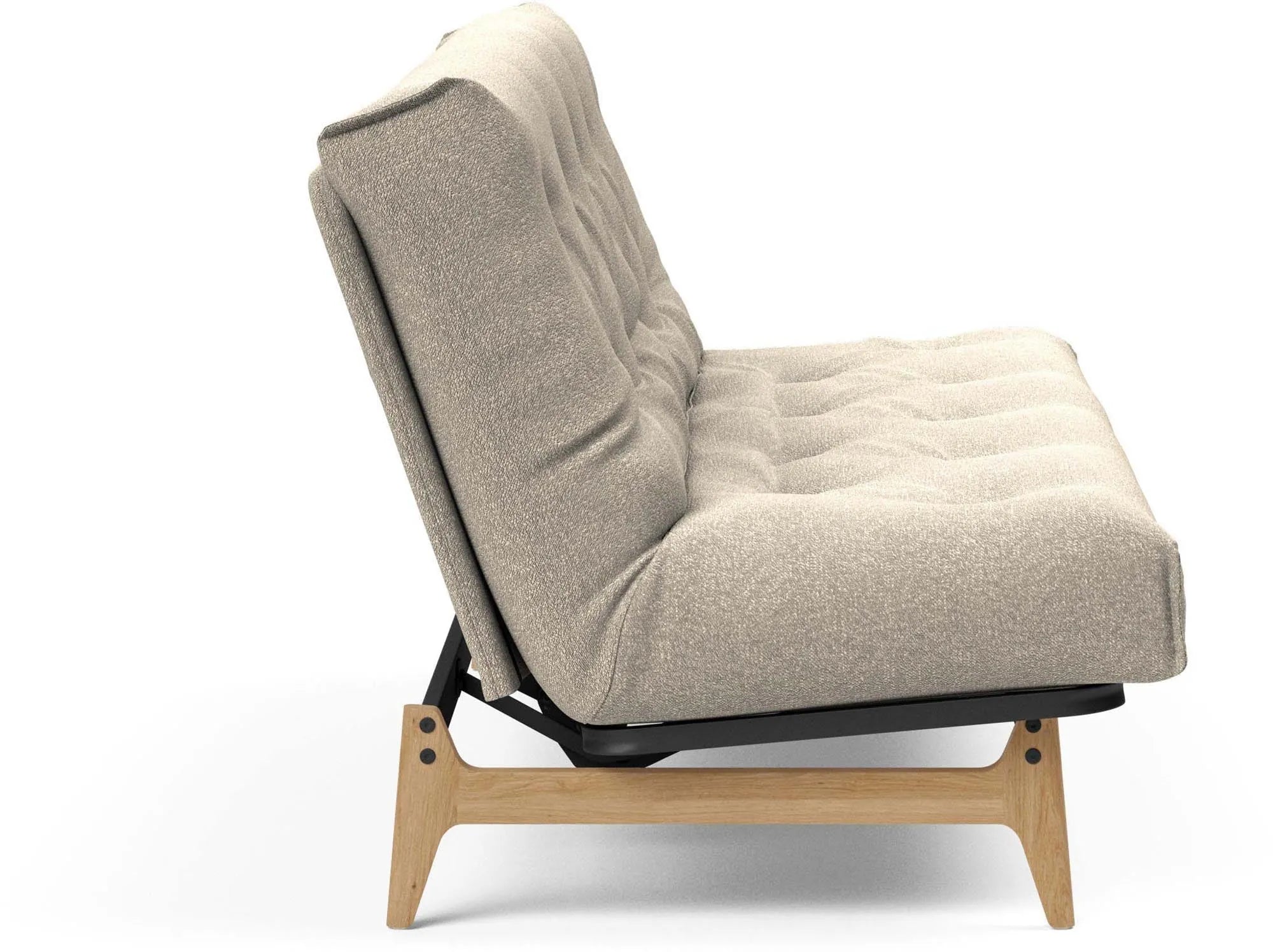 Aslak 140 Bettsofa Nordic in Sand 300 präsentiert im Onlineshop von KAQTU Design AG. Bettsofa ist von Innovation Living