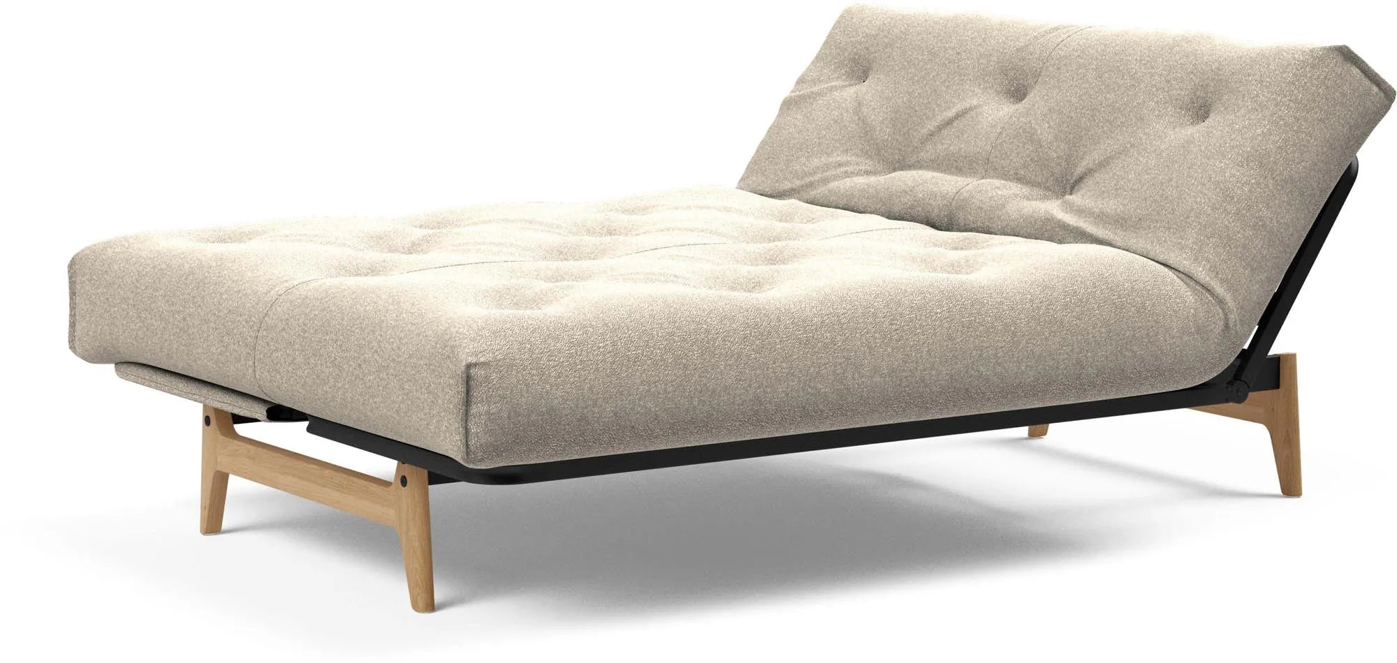 Aslak 140 Bettsofa Nordic in Sand 300 präsentiert im Onlineshop von KAQTU Design AG. Bettsofa ist von Innovation Living