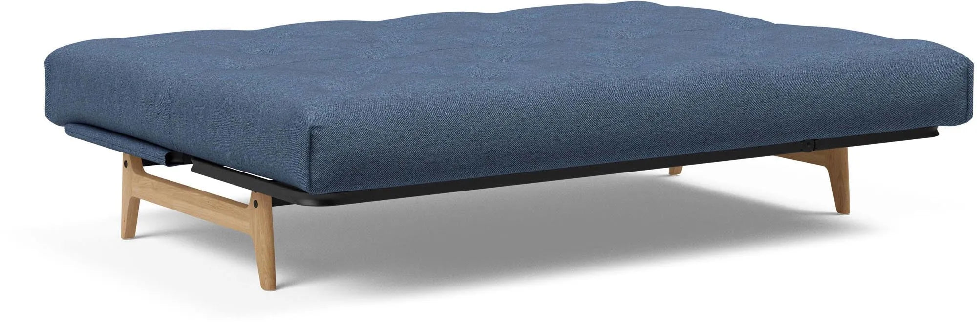 Aslak 140: Vielseitiges Bettsofa mit modernem nordischem Design.