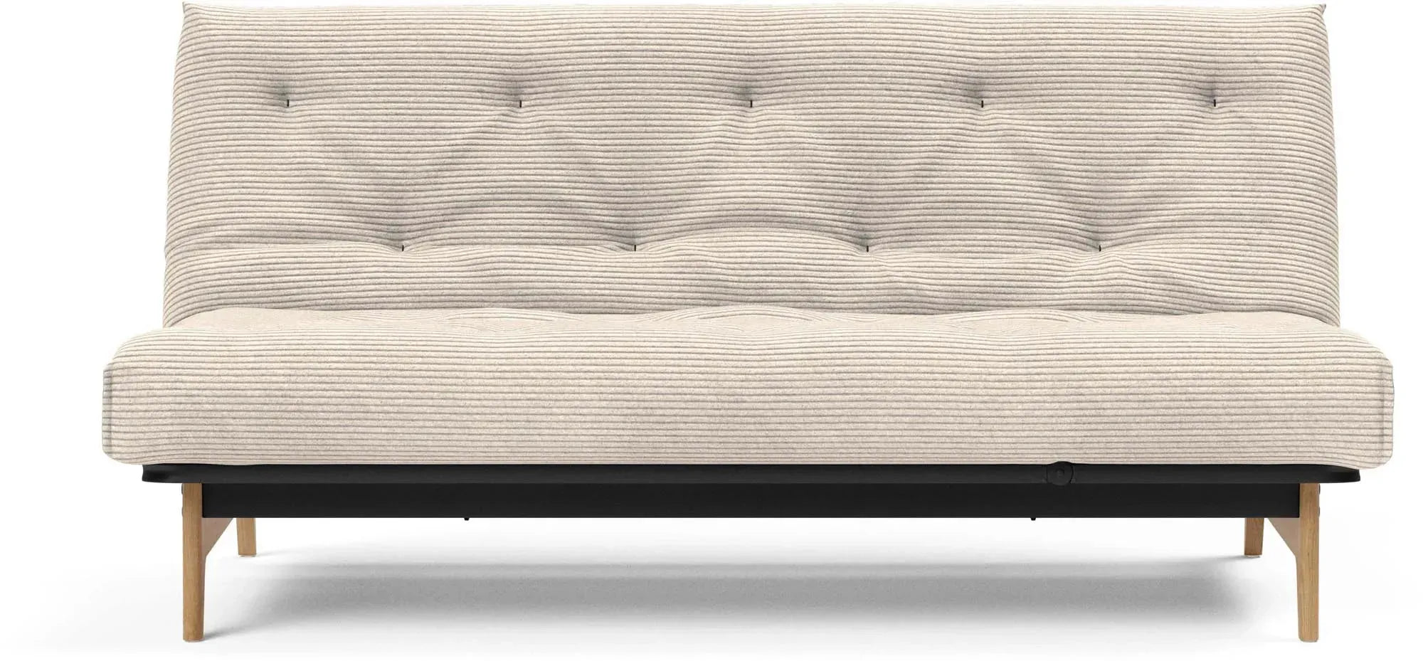 Aslak 140: Elegantes Schlafsofa mit skandinavischem Flair.