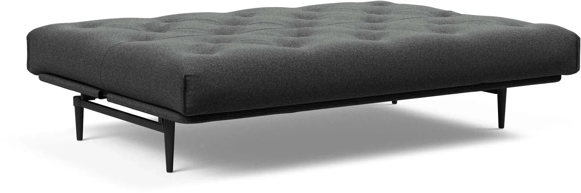 Colpus Black: Modernes Schlafsofa mit skandinavischem Design.