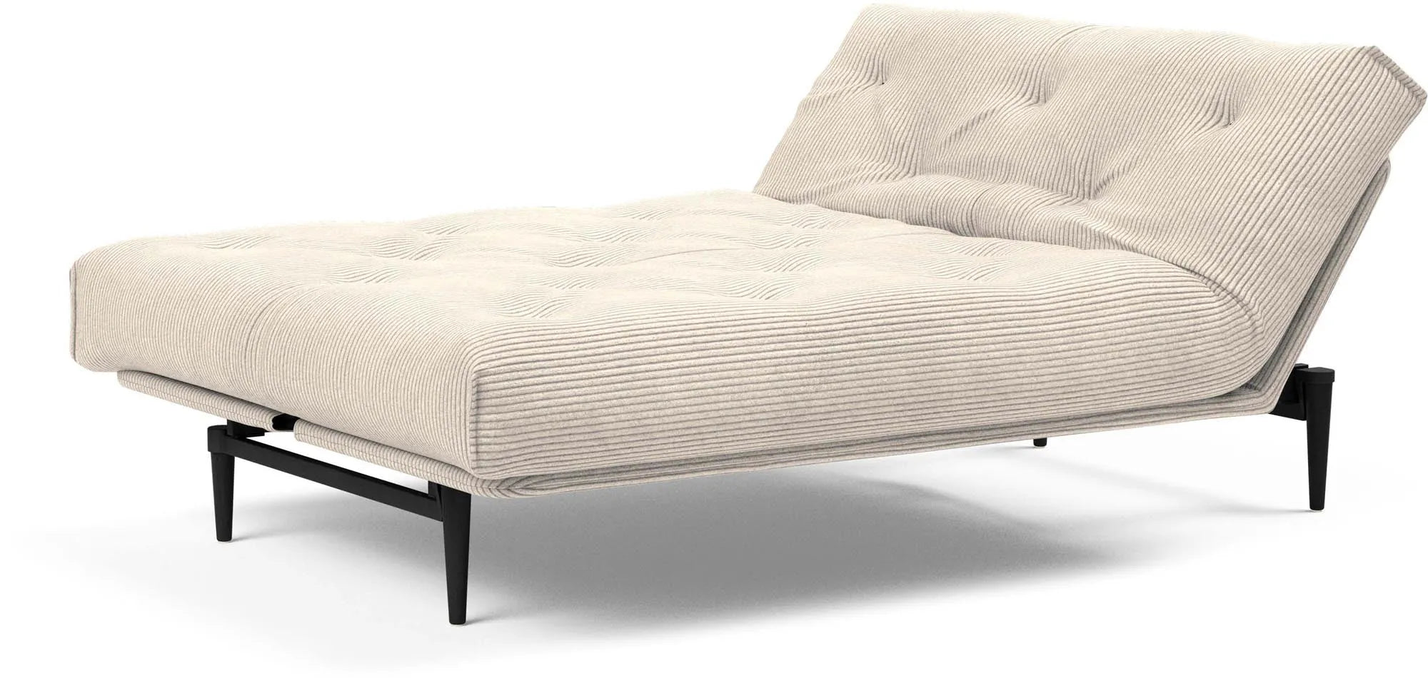 Colpus Black: Modernes Bettsofa mit nordischem Flair und Funktionalität.