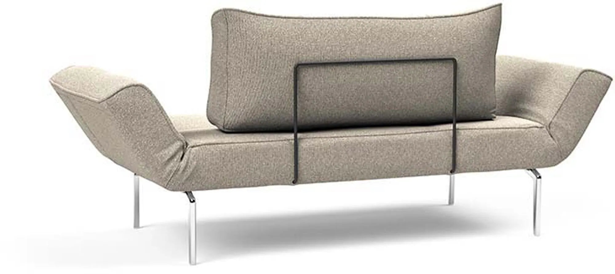 Zeal Klappsofa 200 Straw in Rot 581 präsentiert im Onlineshop von KAQTU Design AG. Bettsofa ist von Innovation Living