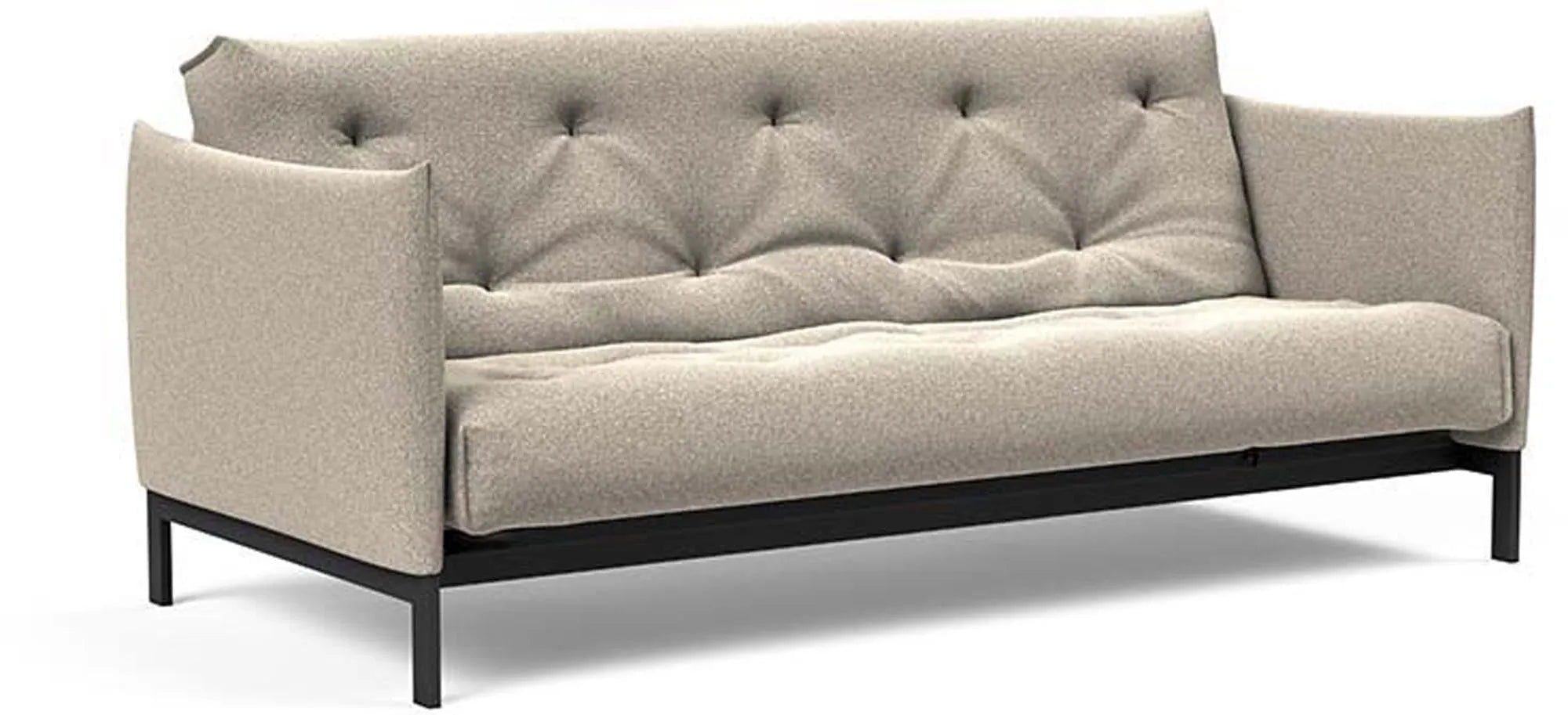 Junus 140 Bettsofa Nordic in Sand 300 präsentiert im Onlineshop von KAQTU Design AG. Bettsofa ist von Innovation Living