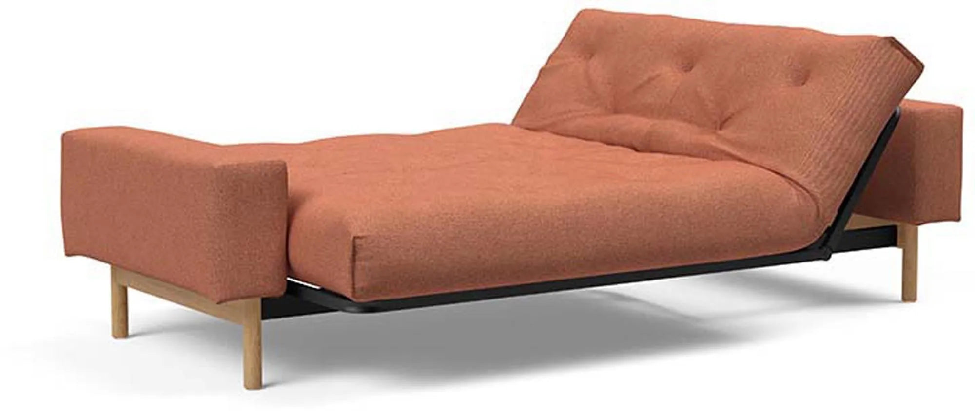 Elegantes Schlafsofa im skandinavischen Design, individuell anpassbarer Komfort, robust und nachhaltig.