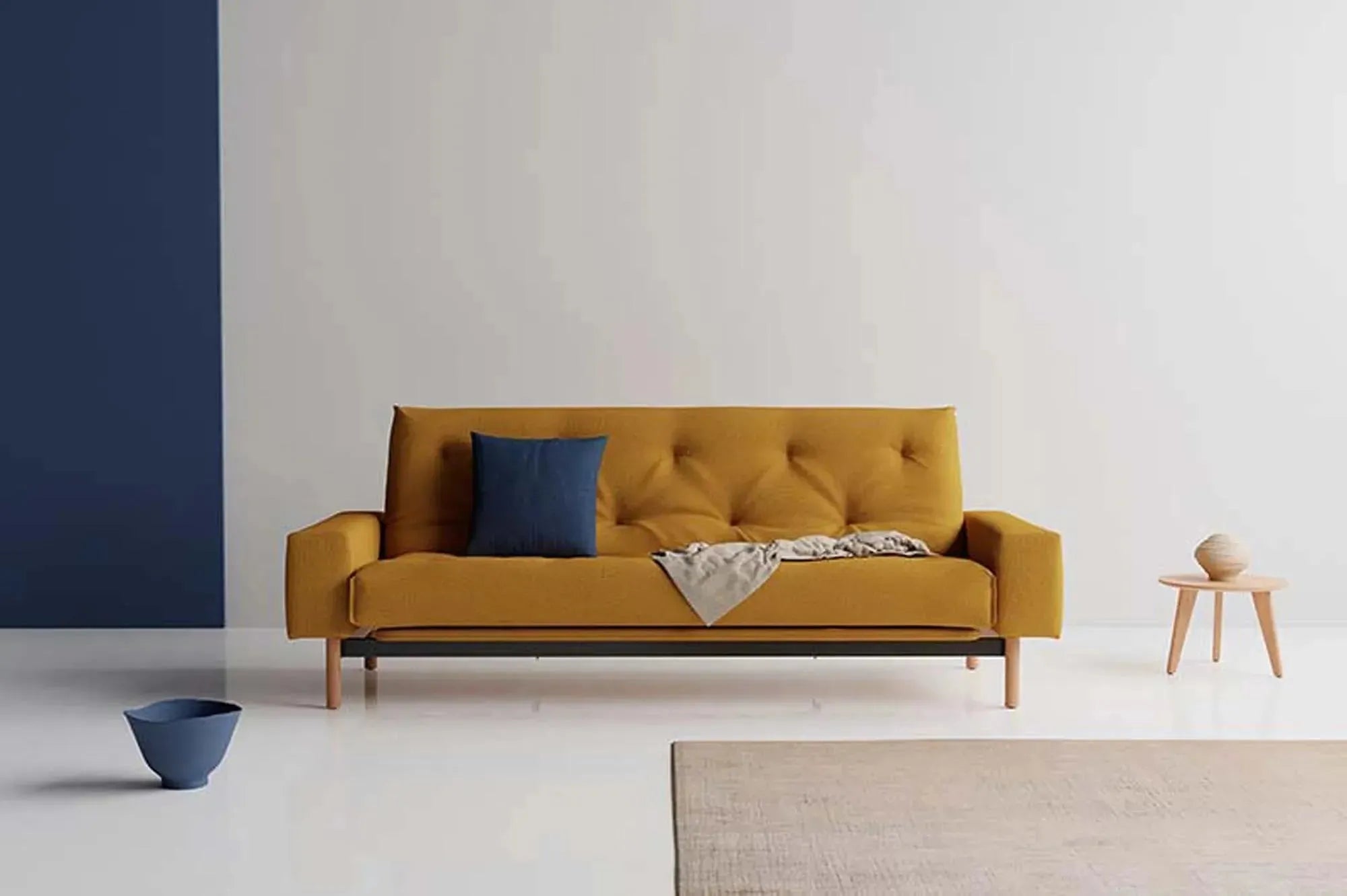 Mimer Bettsofa Nordic in Sand 300 präsentiert im Onlineshop von KAQTU Design AG. Bettsofa ist von Innovation Living