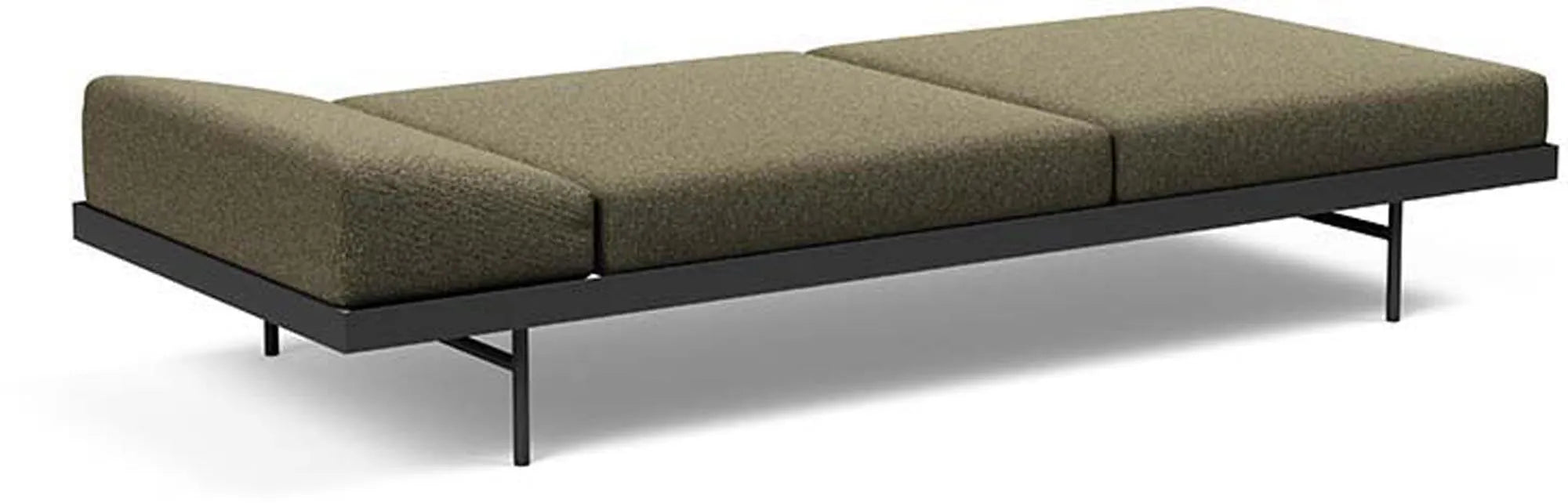 Puri Klappsofa: Stilvolles Design mit integriertem Tisch von Innovation.