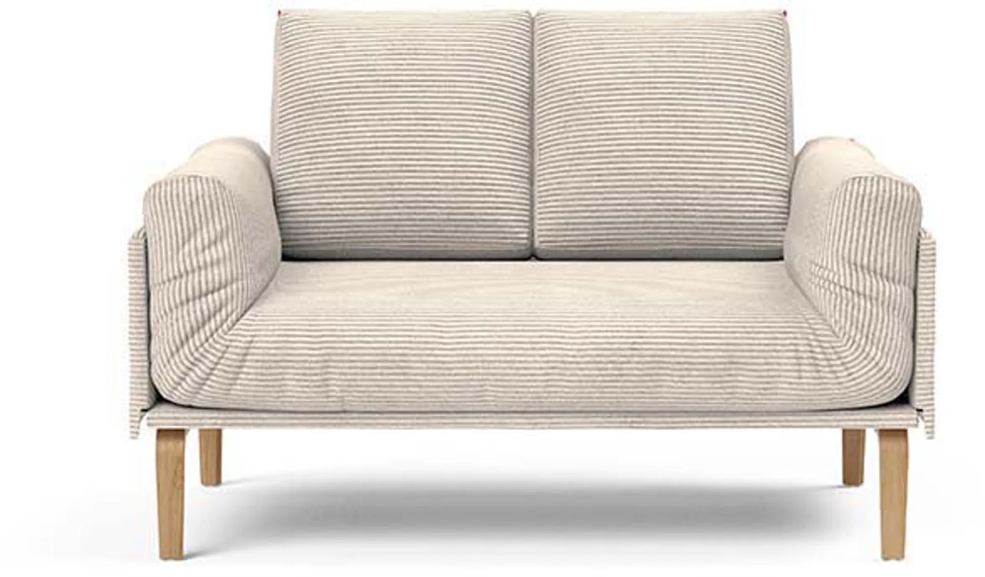 Elegantes Rollo Bow Sofa: Komfort und Stil mit abnehmbarem Bezug.